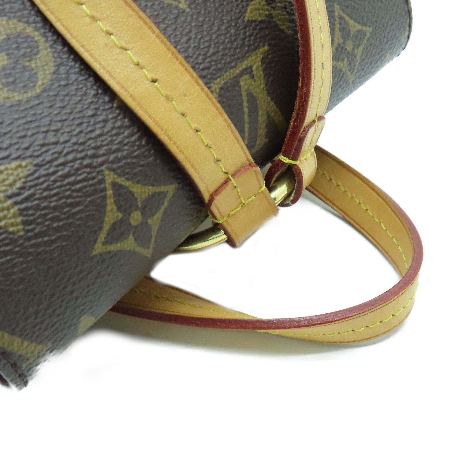 LOUIS VUITTON 【激減優惠】Monogram Montsouris MM金扣背包啡色