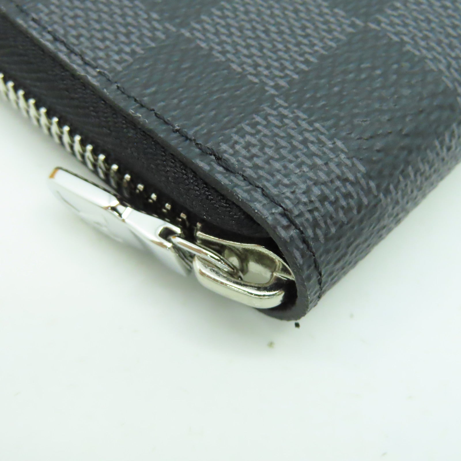 LOUIS VUITTON Damier Graphite Long pocketbook銀扣長錢包黑色