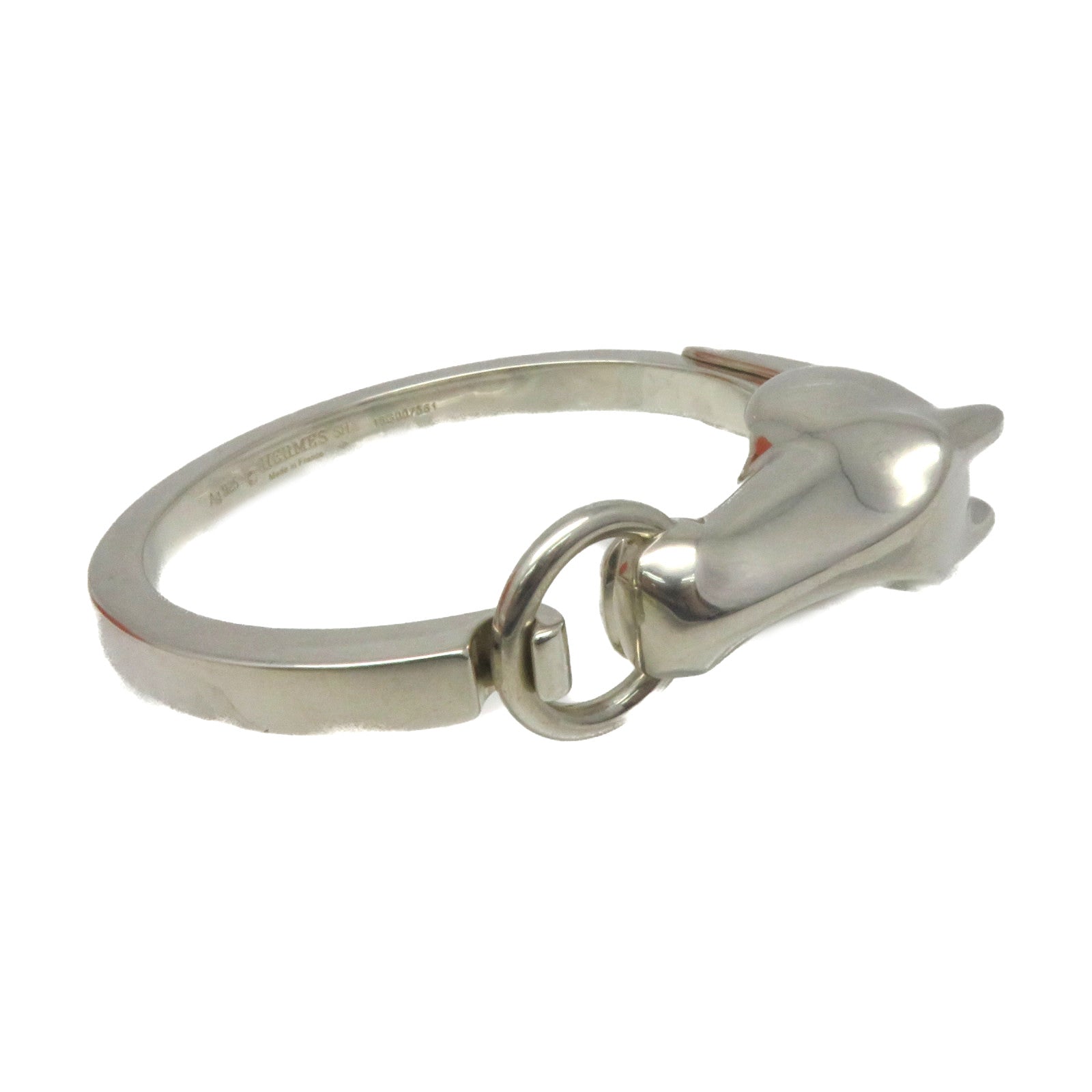 HERMES 925纯银Galop H PM Bangle手镯