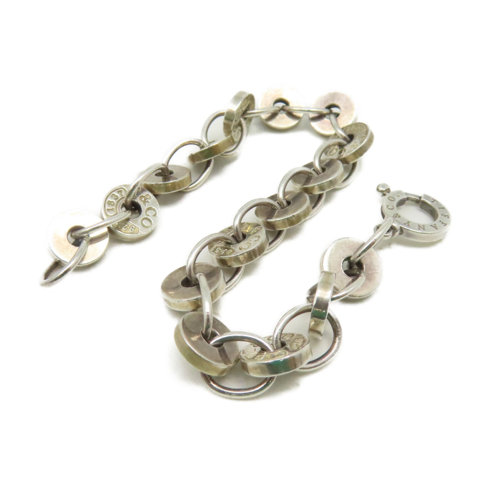 TIFFANY＆CO 925純銀Circle Bracelet手鏈