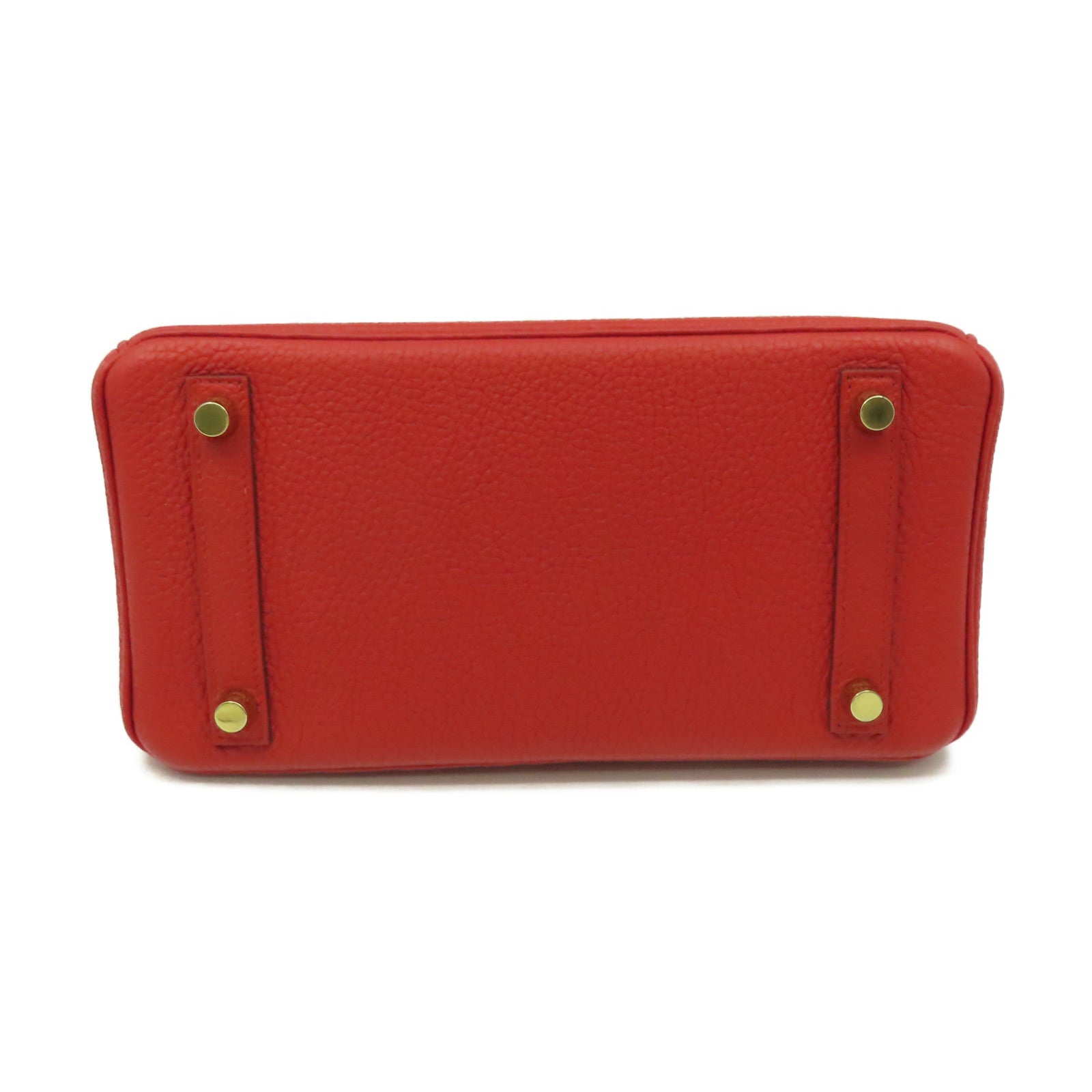 HERMES Togo皮革Birkin 25 Hand Bag金扣手挽袋Rouge Casaque法拉利紅色