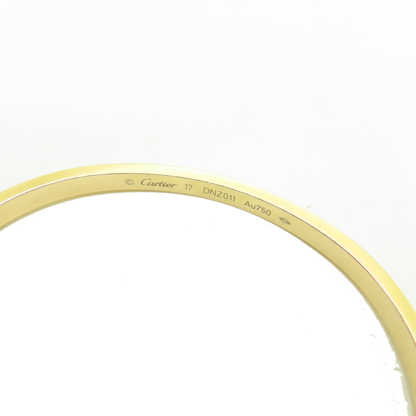CARTIER 18K黃金Mini Love Bracelet手環