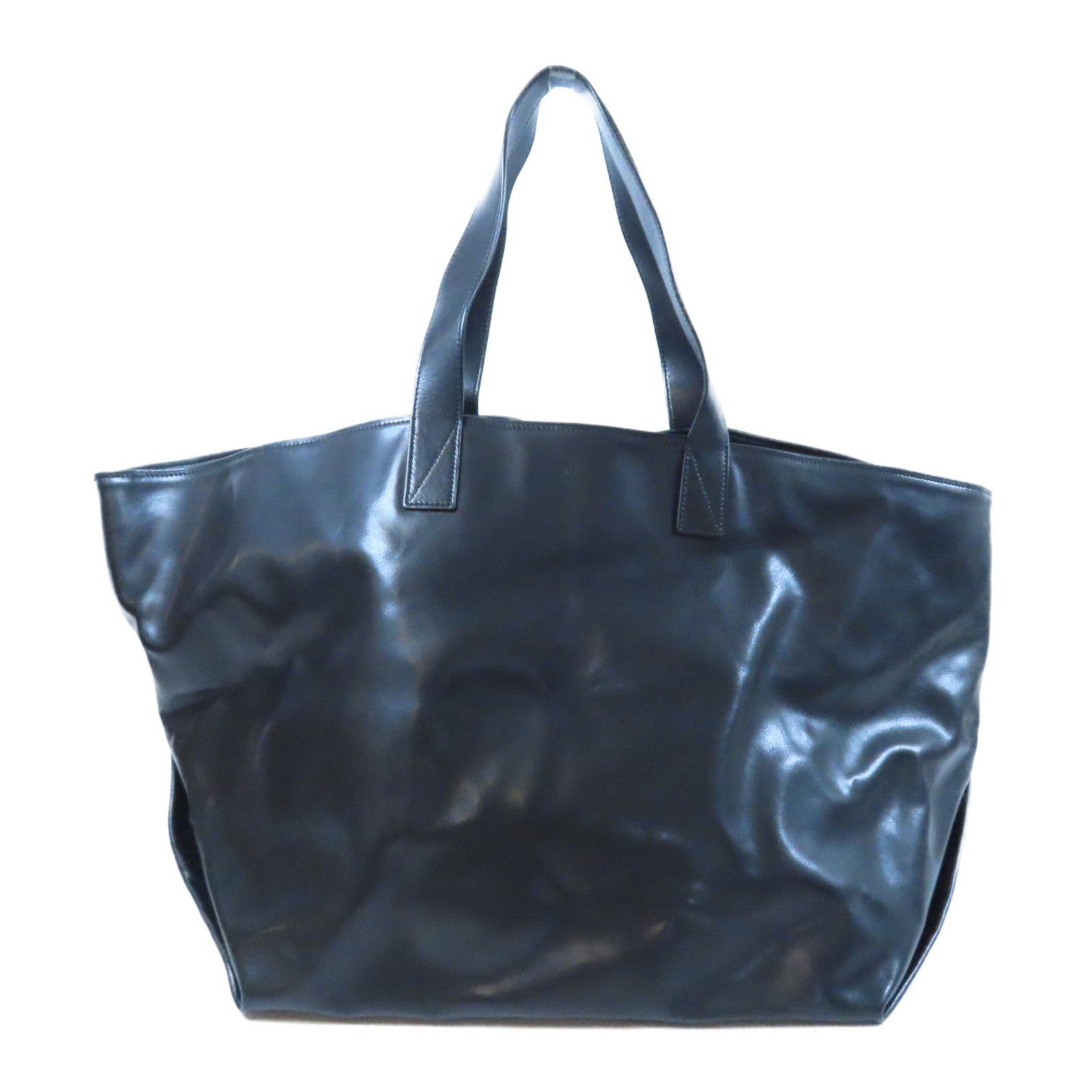 CELINE 牛皮皮革Tote Bag肩背袋黑色