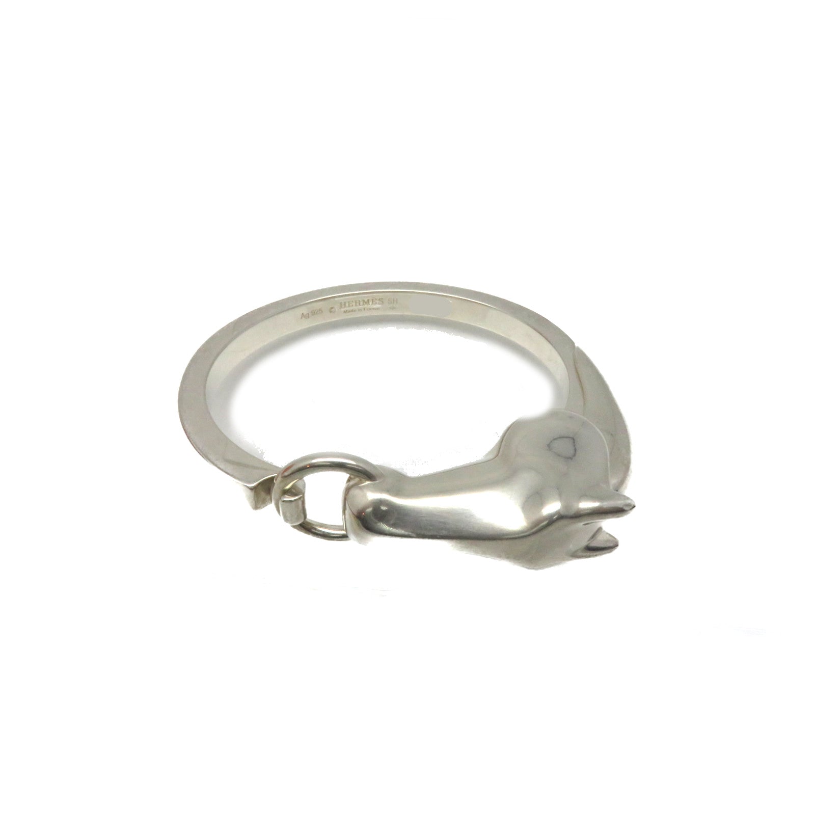 HERMES 925纯银Galop H PM Bangle手镯