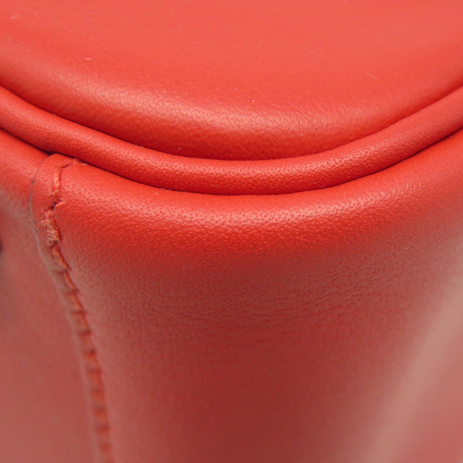 HERMES Swift皮革Mini Lindy銀扣肩背袋Rouge De Coeur