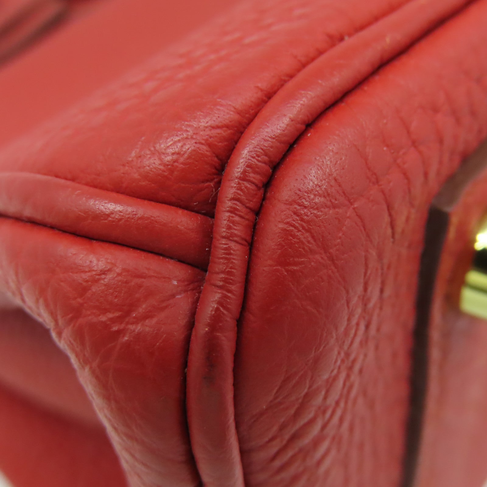 HERMES Togo皮革Birkin 25 Hand Bag金扣手挽袋Rouge Casaque法拉利紅色