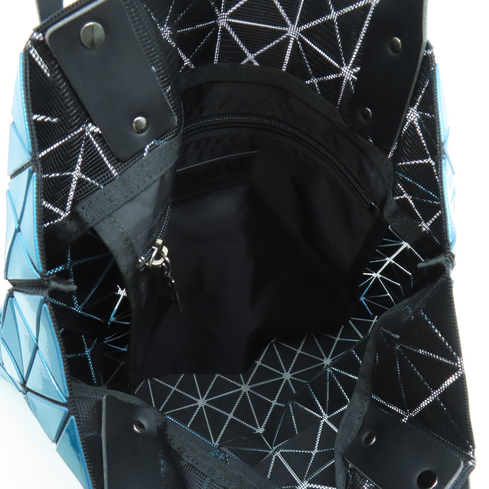 ISSEY MIYAKE PVC Tote Bag銀扣手挽袋綠色