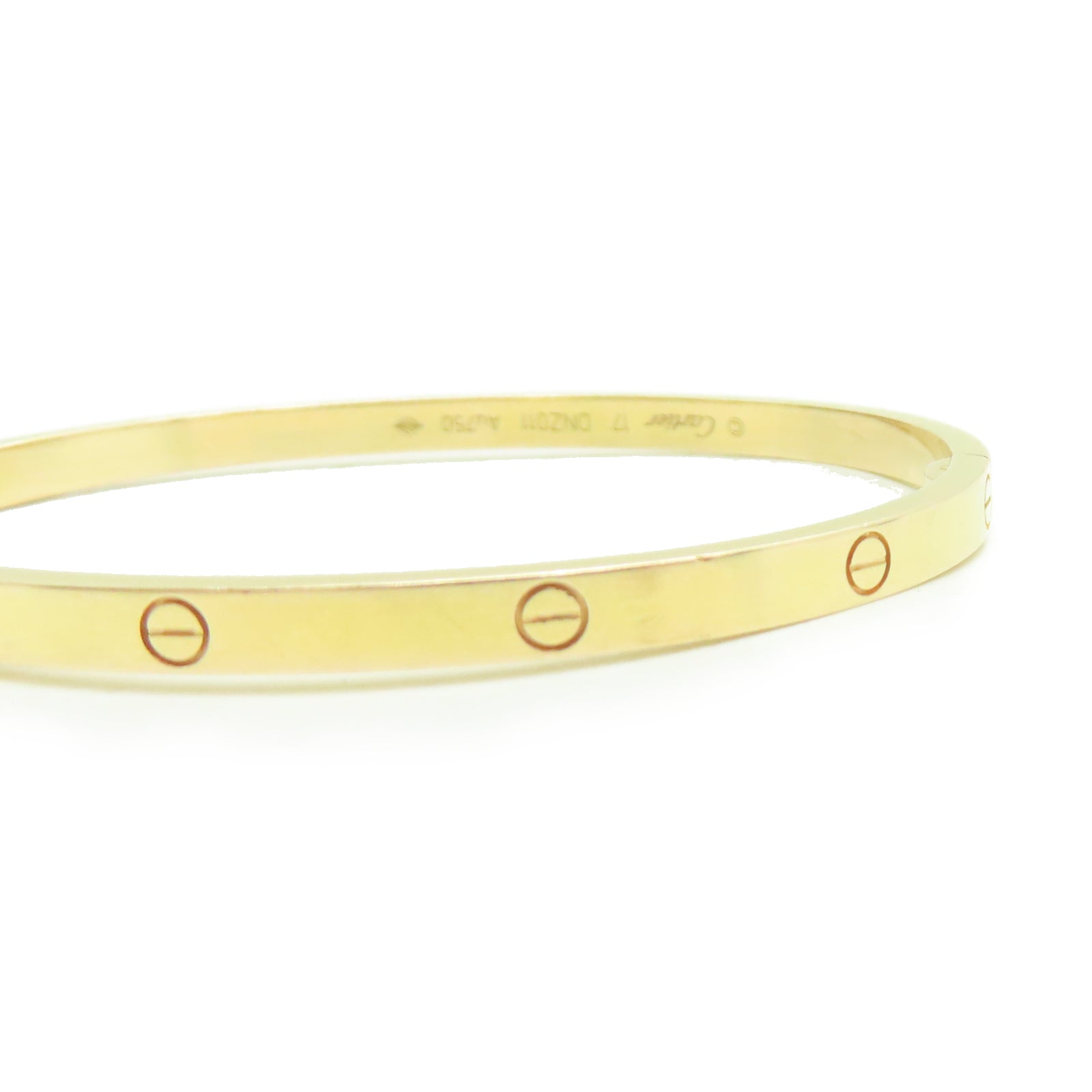 CARTIER 18K黃金Mini Love Bracelet手環