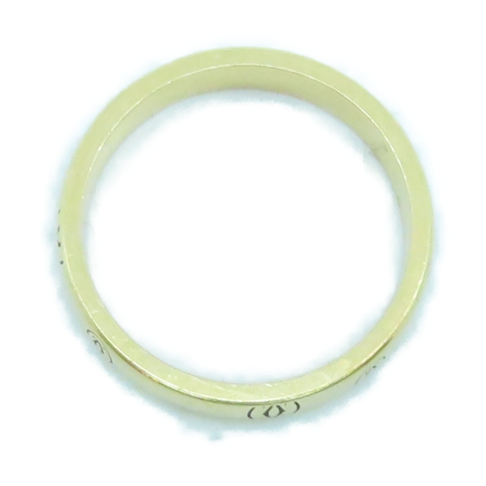 CARTIER 18K黃金HappyBirthday Ring戒指US#8.5