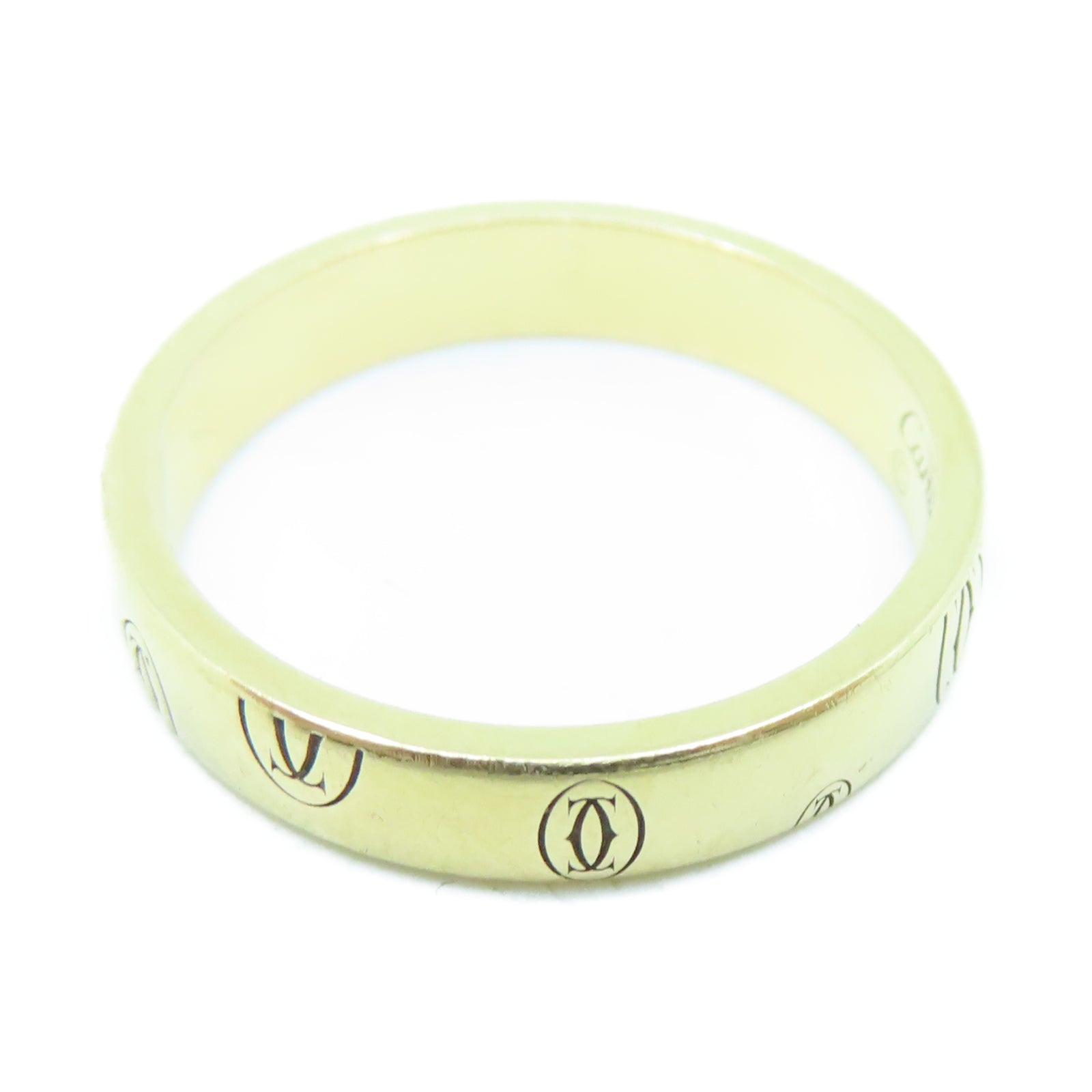 CARTIER 18K黃金HappyBirthday Ring戒指US#8.5