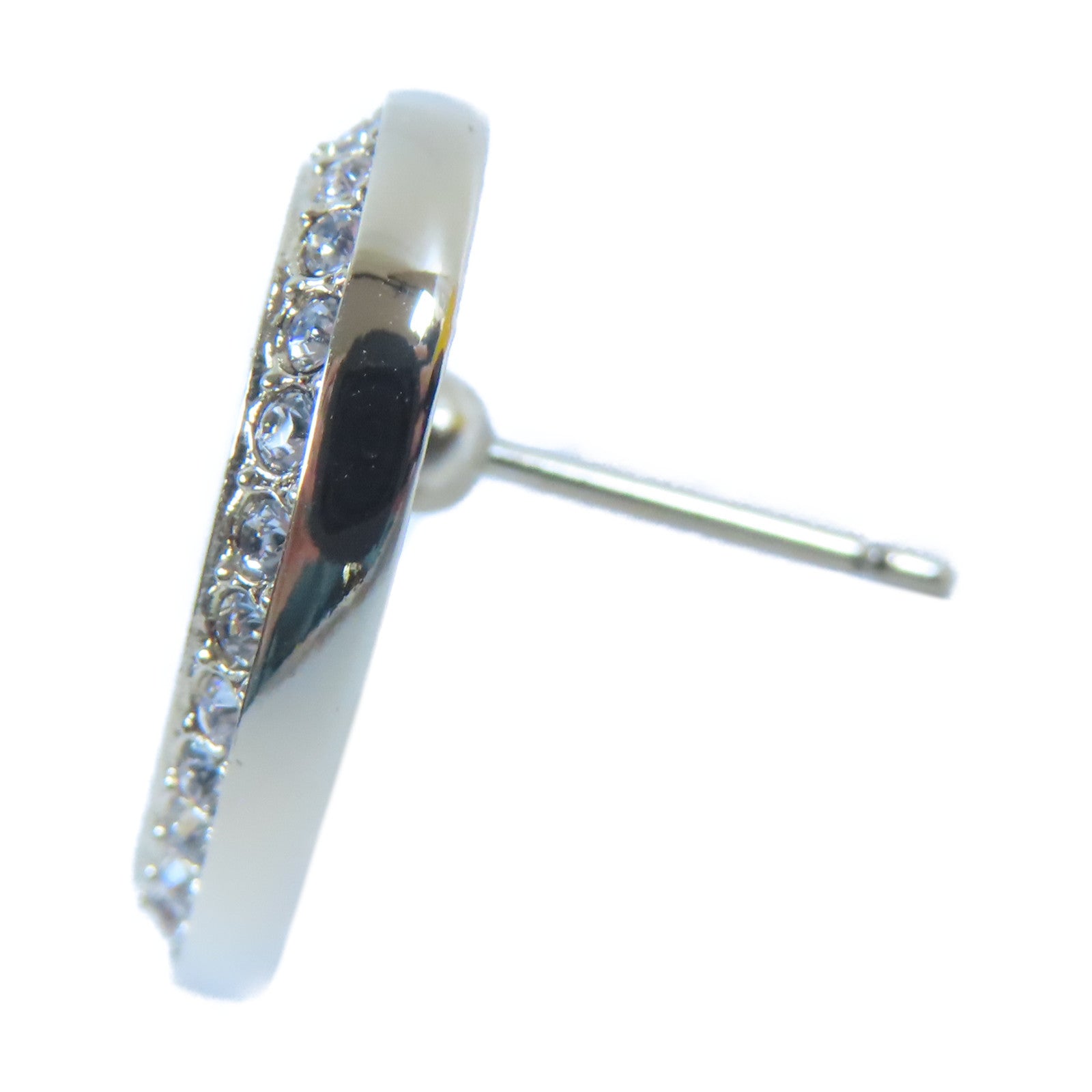 CHANEL 金屬/水晶Earrings耳環黑色