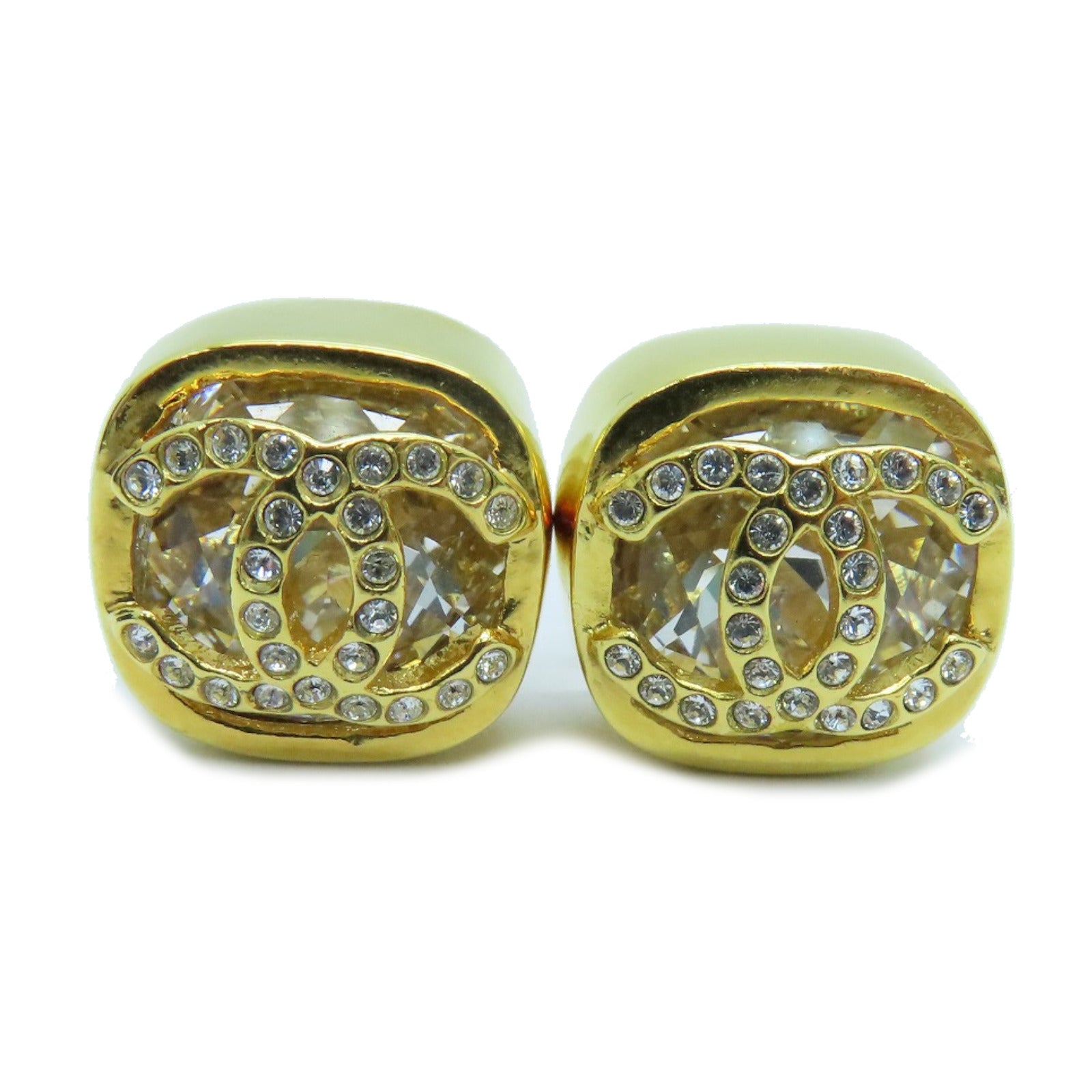CHANEL 金属Earrings耳环金色