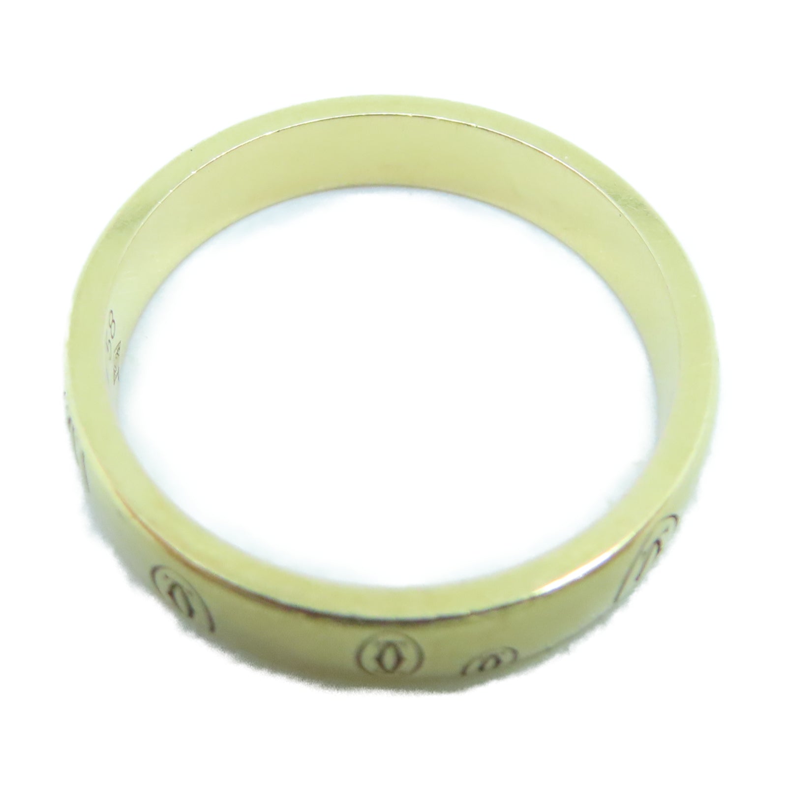 CARTIER 18K黃金HappyBirthday Ring戒指US#8.5