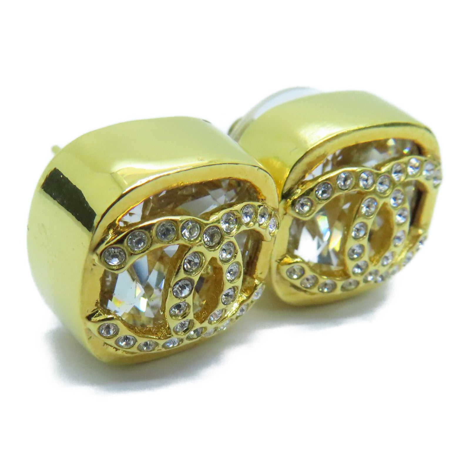 CHANEL 金属Earrings耳环金色
