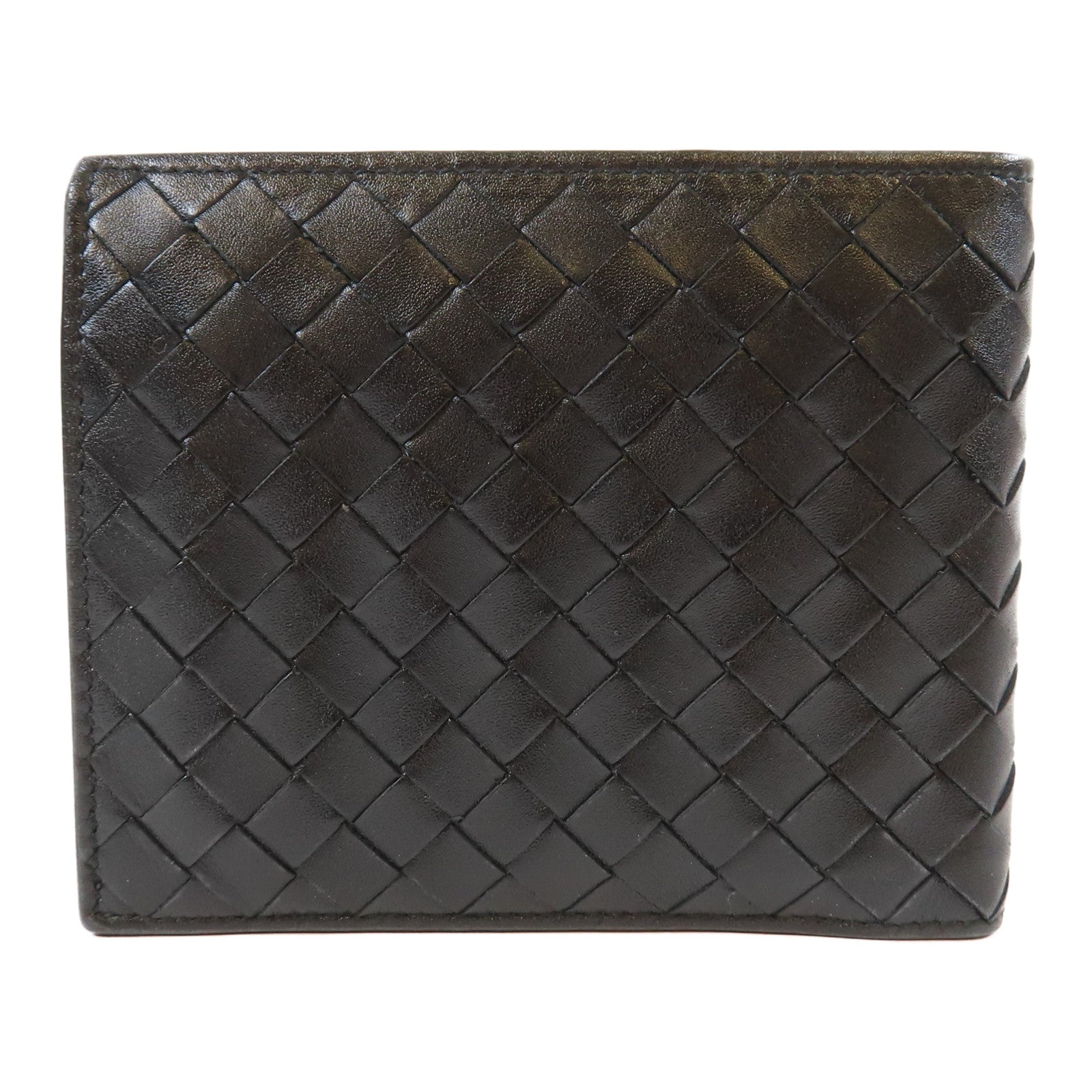 BOTTEGA VENETA 織紋牛皮皮革Wallet錢包黑色