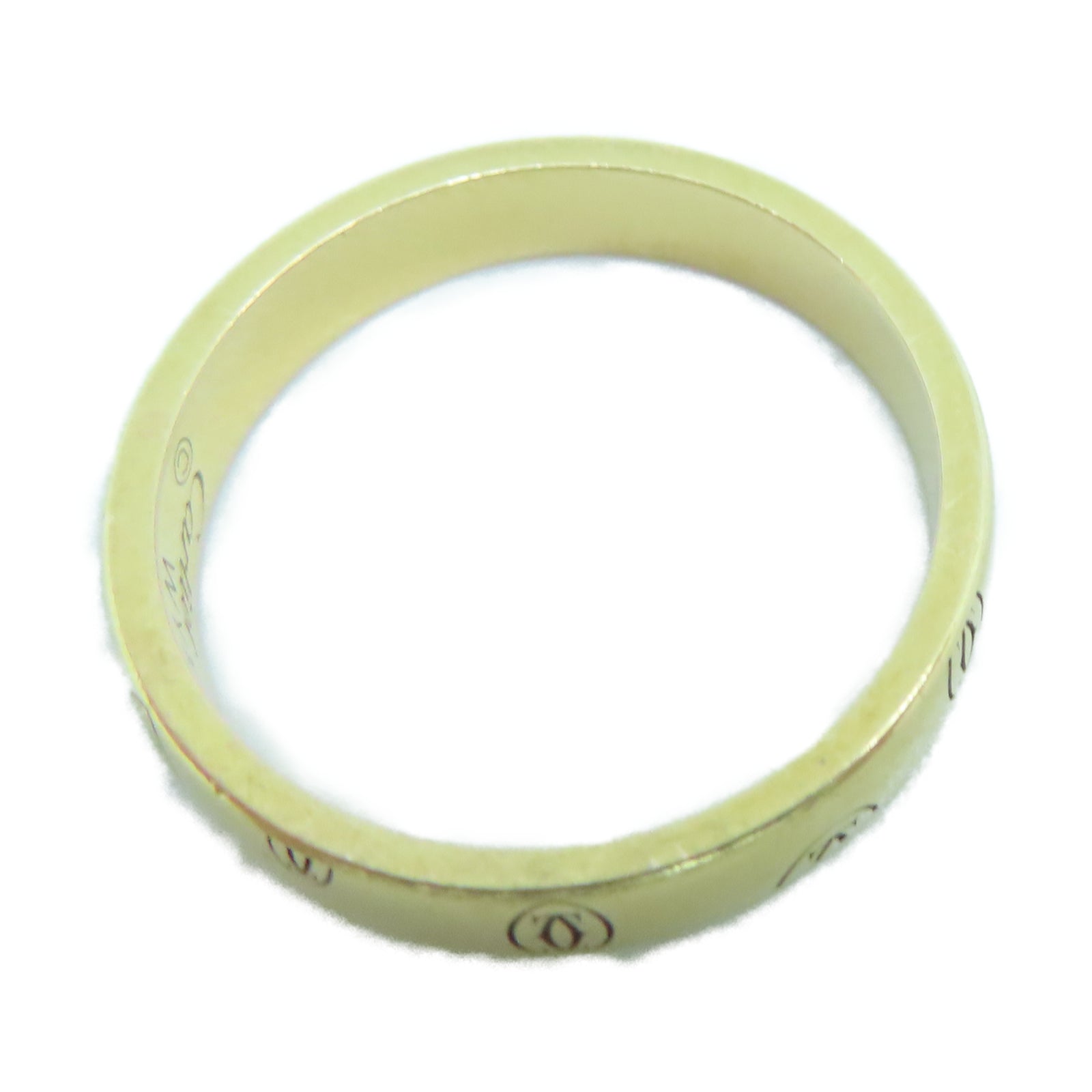 CARTIER 18K黃金HappyBirthday Ring戒指US#8.5