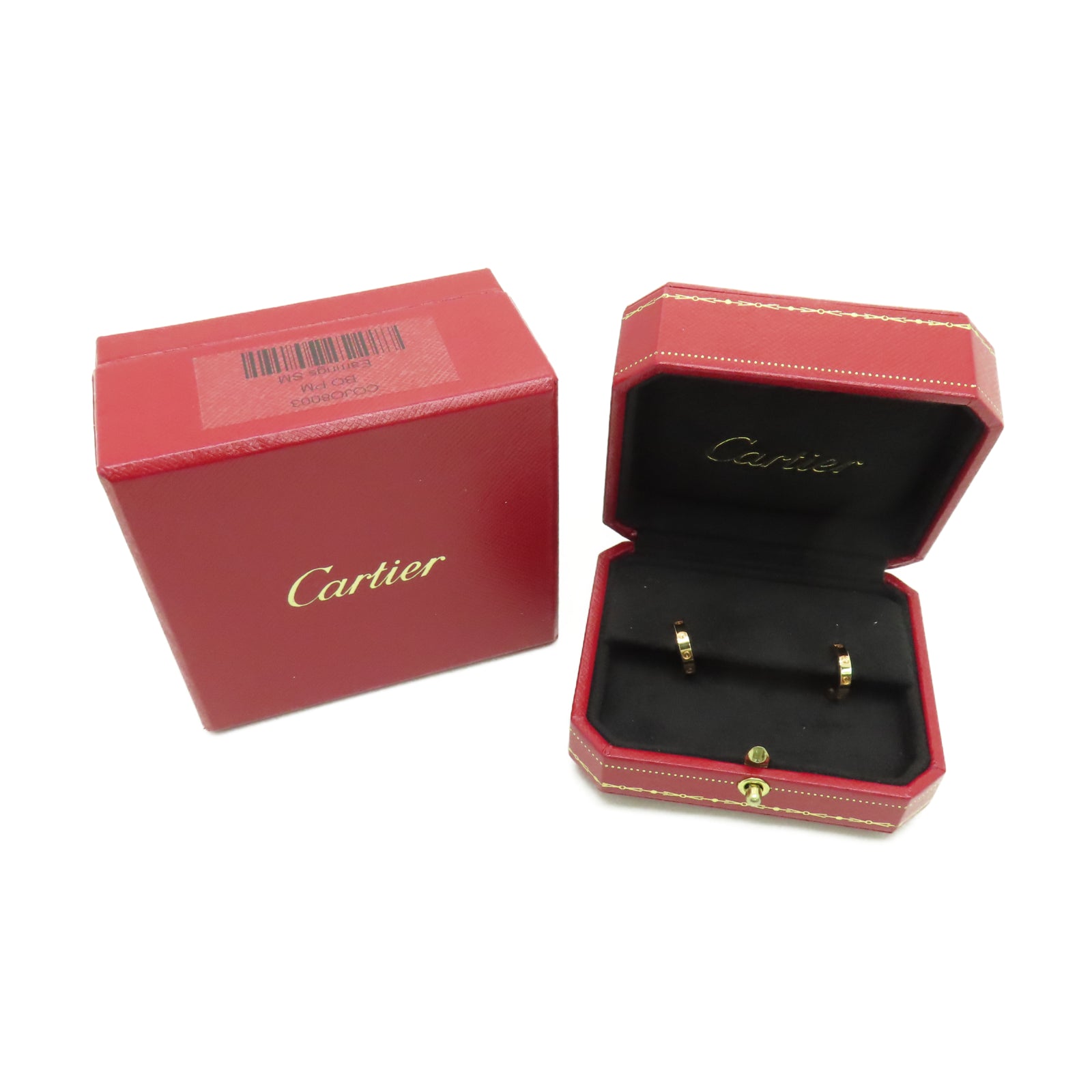 CARTIER 18K玫瑰金Love Earrings耳環