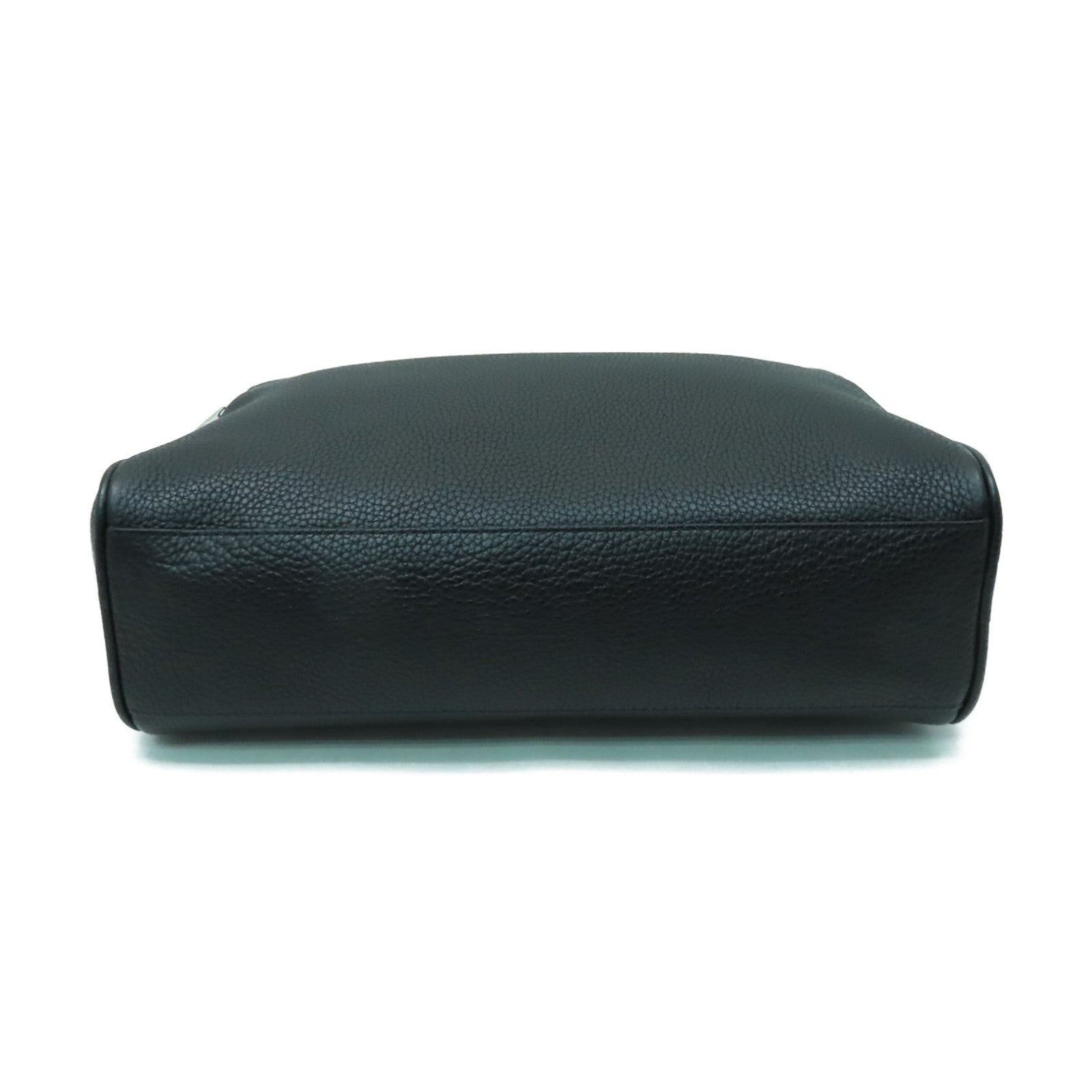 BALLY 牛皮皮革Shoulder Bag銀扣肩背袋黒色