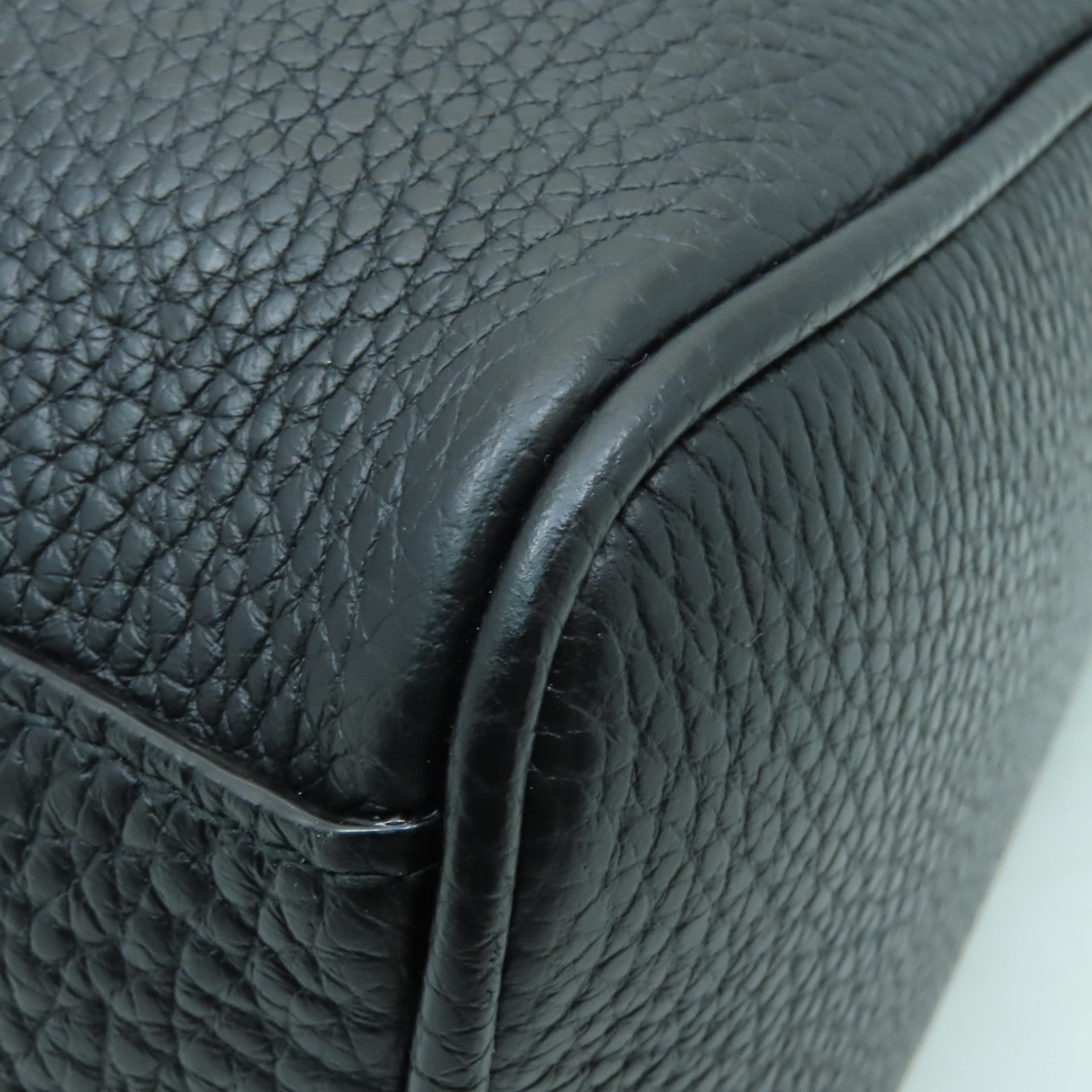 BALLY 牛皮皮革Shoulder Bag銀扣肩背袋黒色