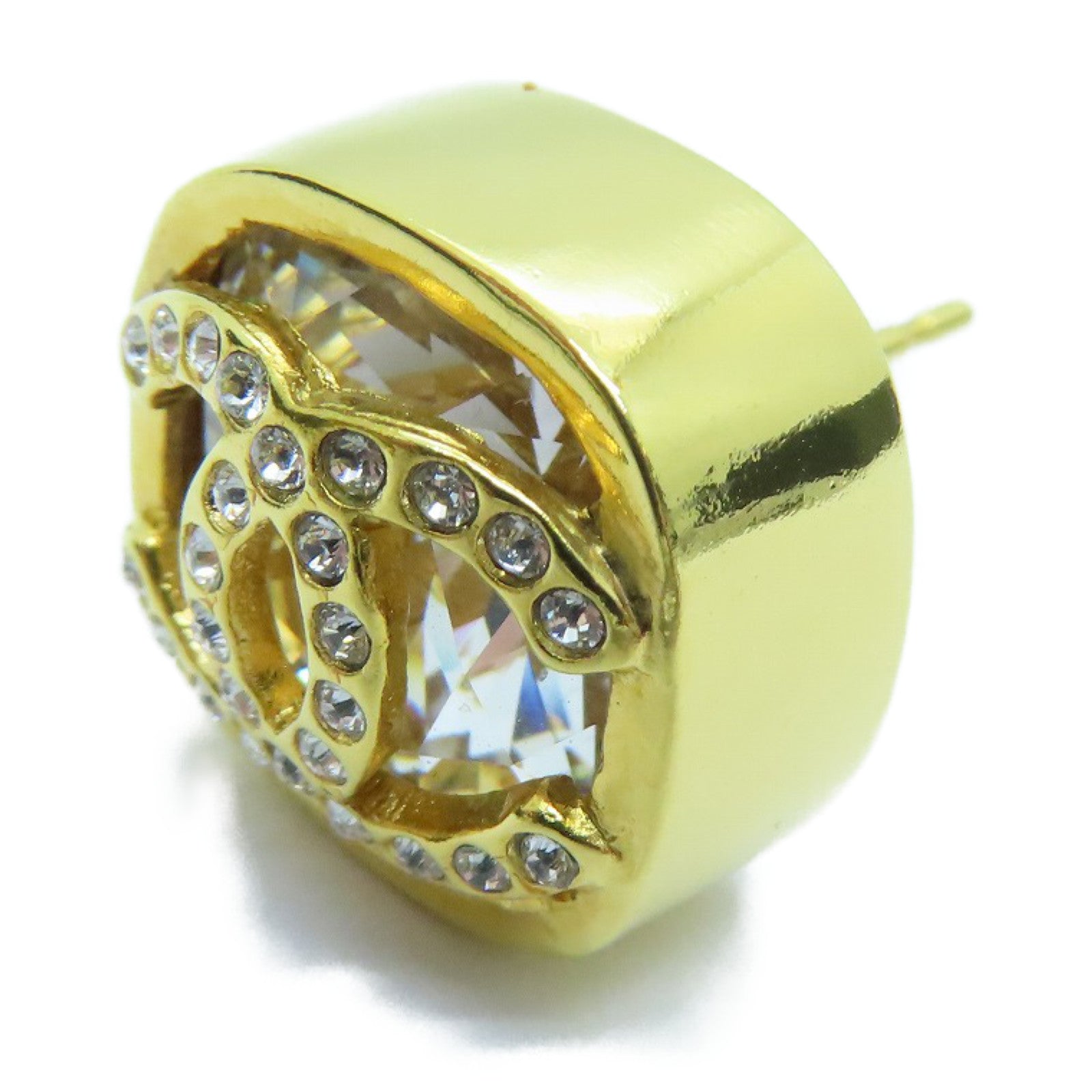 CHANEL 金属Earrings耳环金色