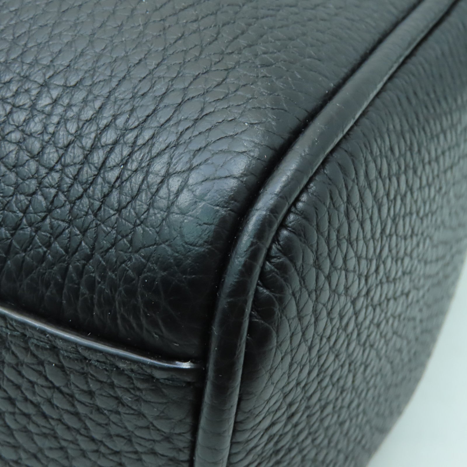 BALLY 牛皮皮革Shoulder Bag銀扣肩背袋黒色