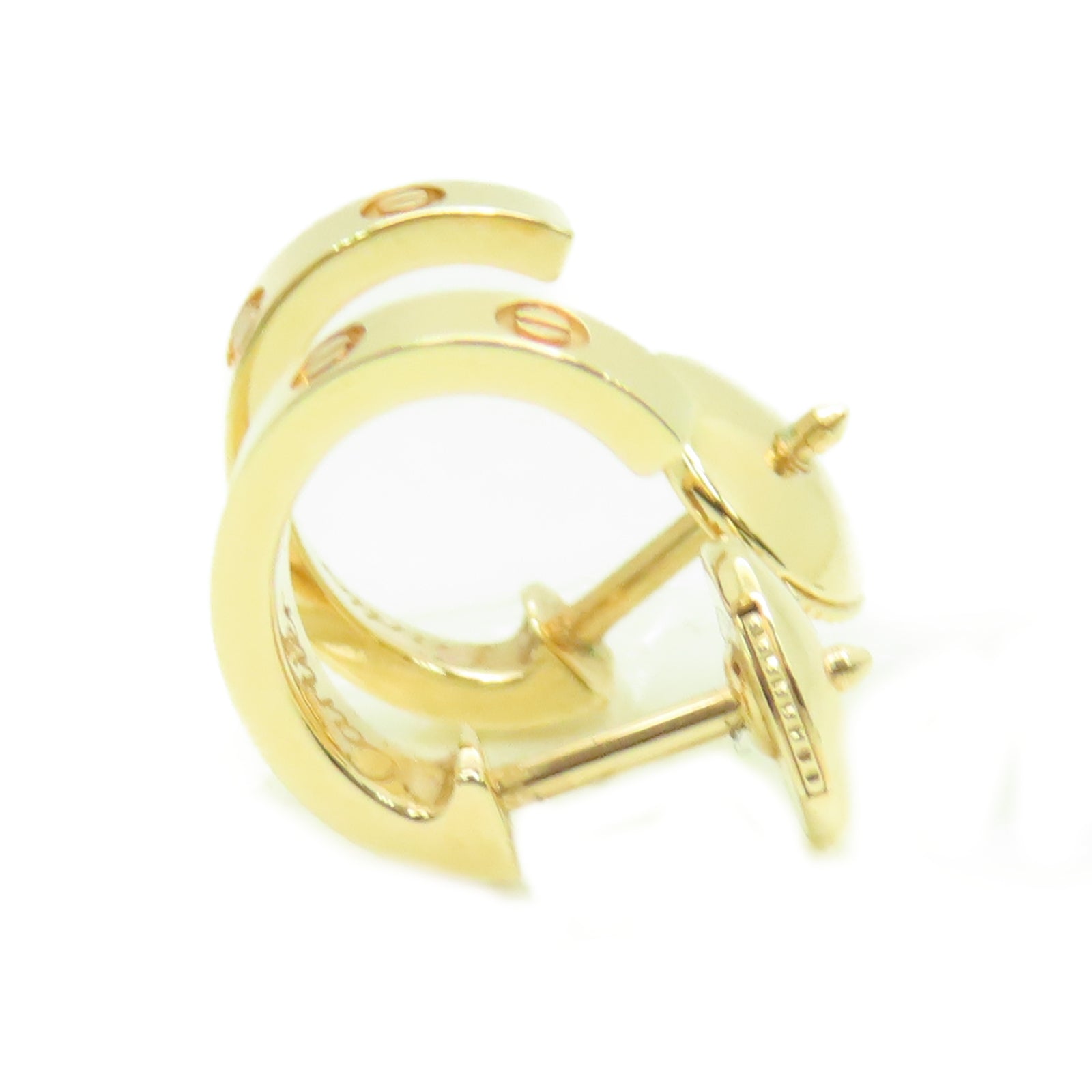 CARTIER 18K玫瑰金Love Earrings耳環