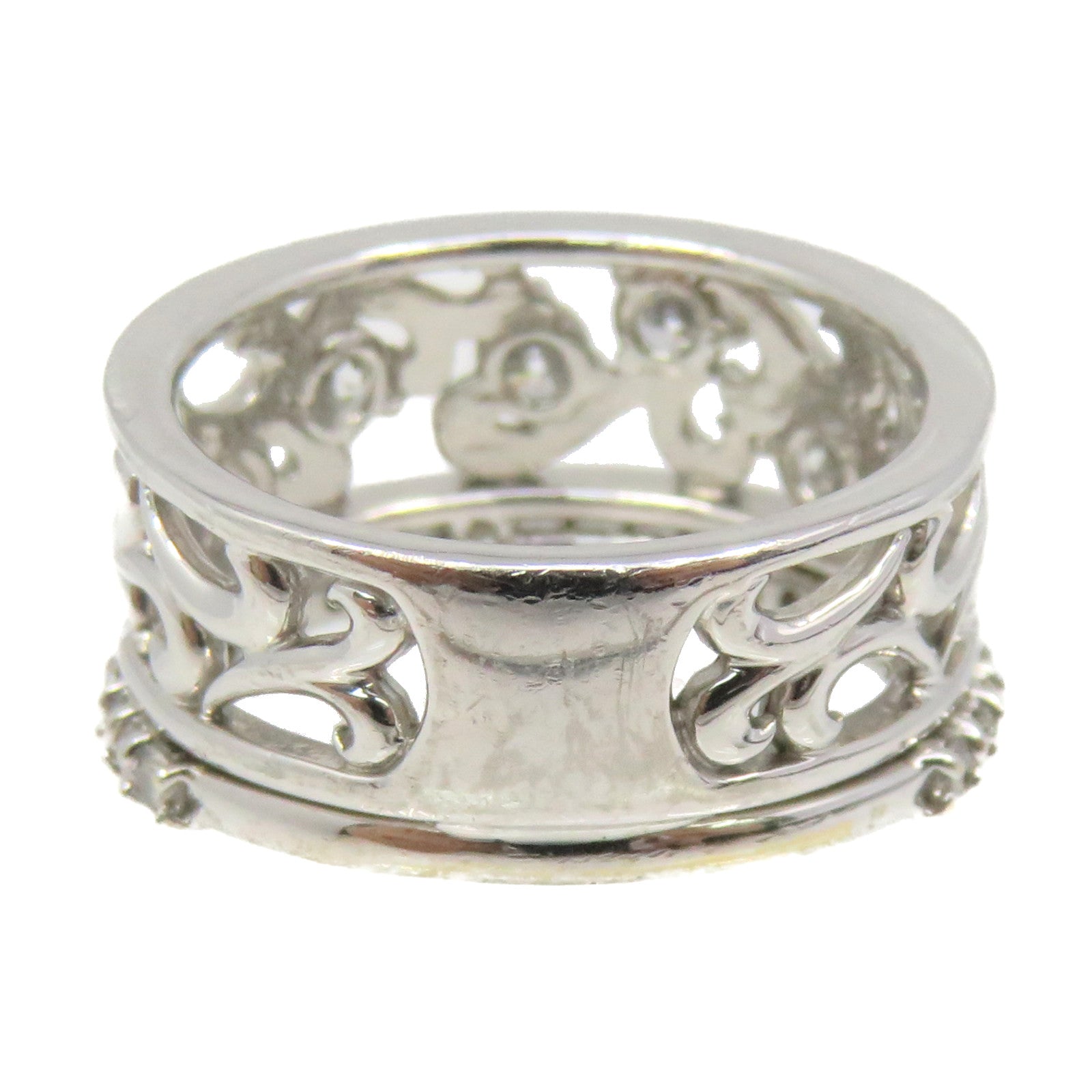 JEWELRY 18K白金/0.532ct钻石Diamond Ring戒指US#6