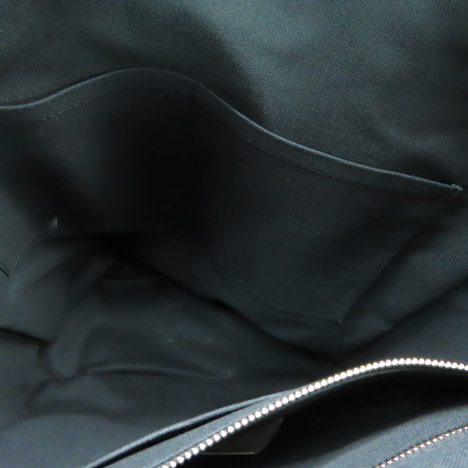 LOUIS VUITTON Damier Graphite Christopher MM銀扣背包黑色