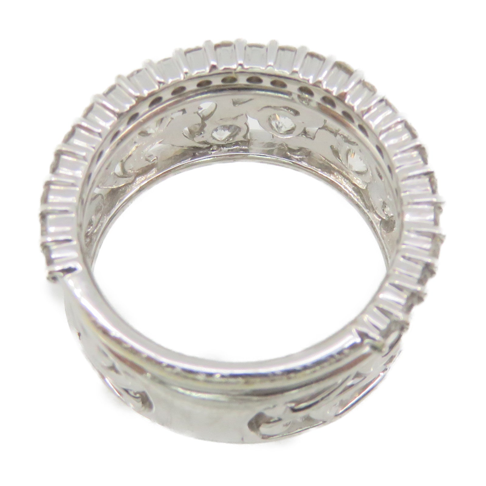 JEWELRY 18K白金/0.532ct钻石Diamond Ring戒指US#6