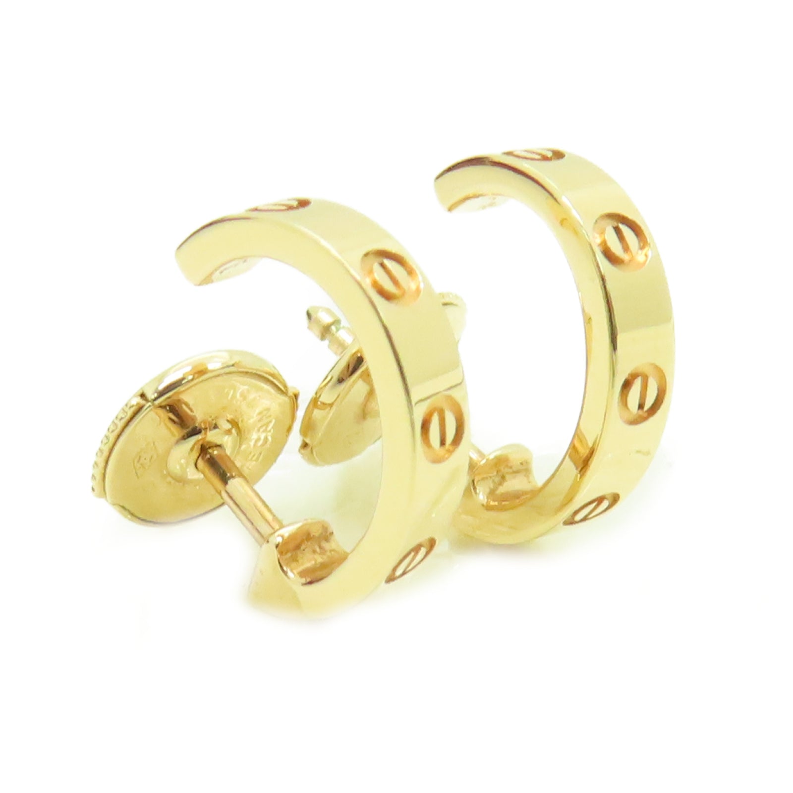 CARTIER 18K玫瑰金Love Earrings耳環