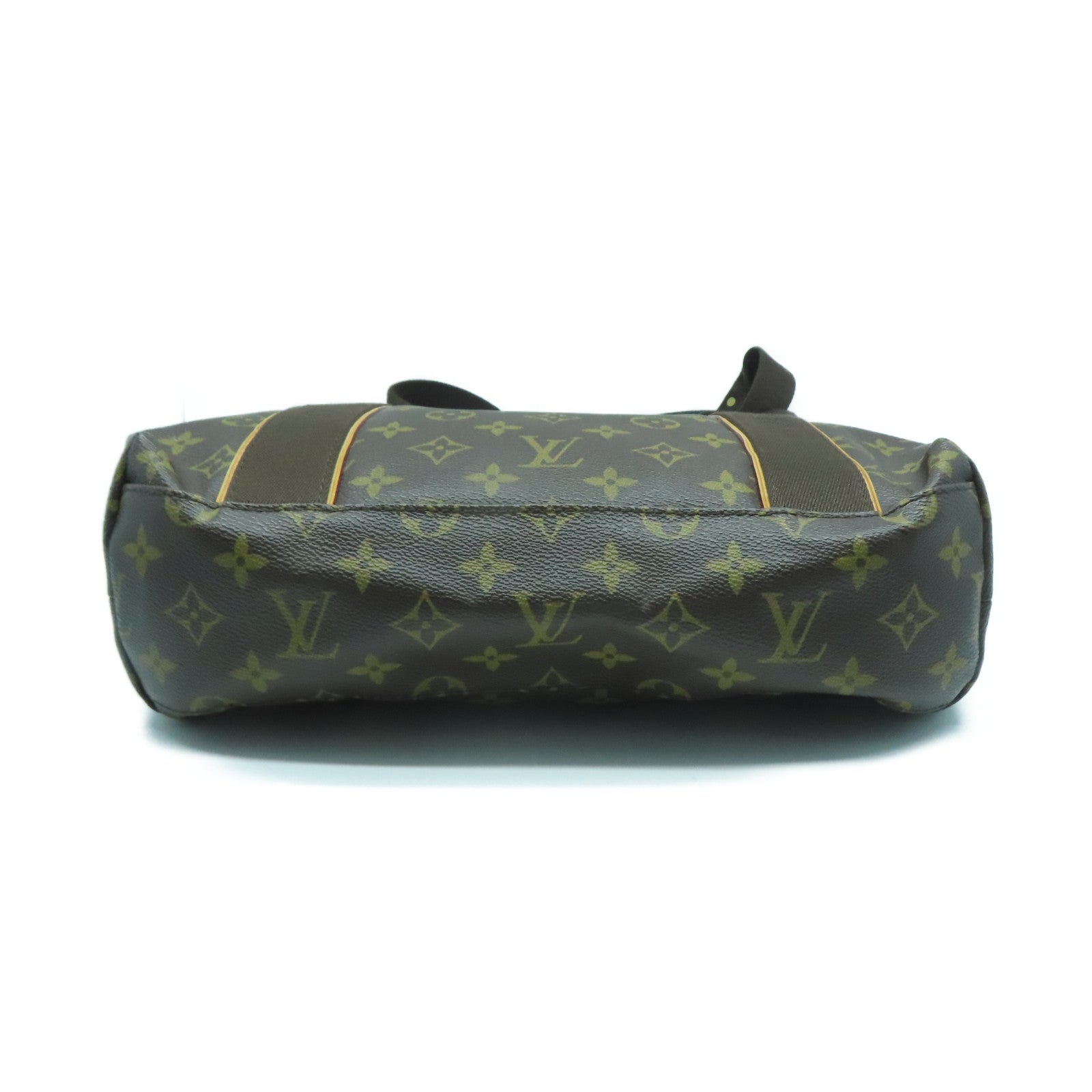 LOUIS VUITTON Monogram Beaubourg金扣手挽袋啡色