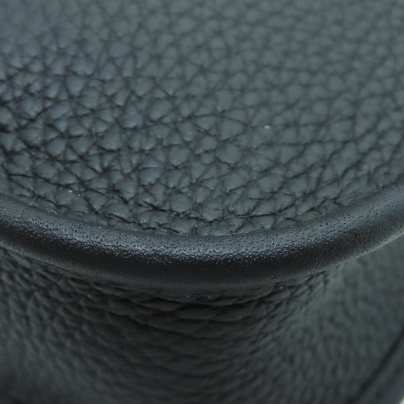 HERMES Clemence皮革Evelyne TPM銀扣肩背袋黑色
