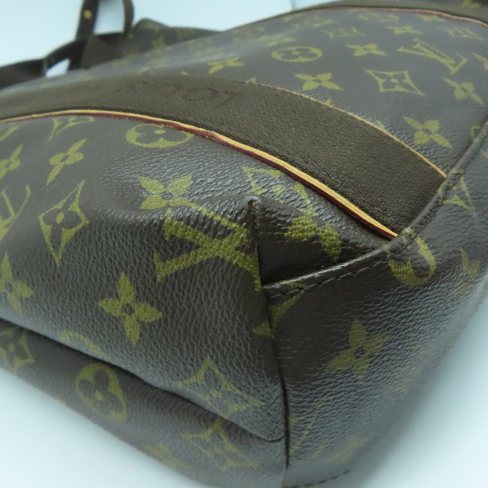 LOUIS VUITTON Monogram Beaubourg金扣手挽袋啡色