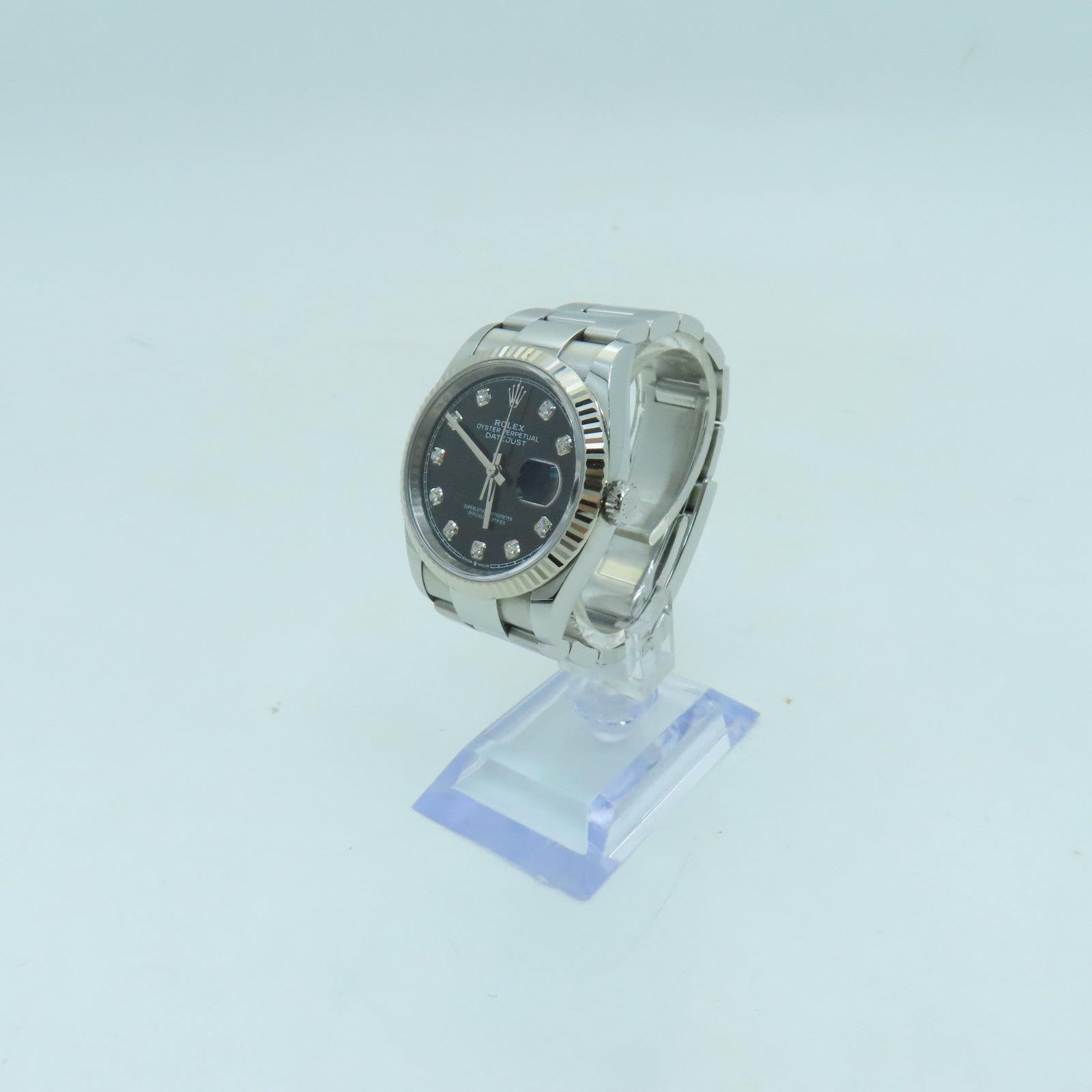 ROLEX Datejust 36mm 不鏽鋼手錶自動機芯銀色/黑色