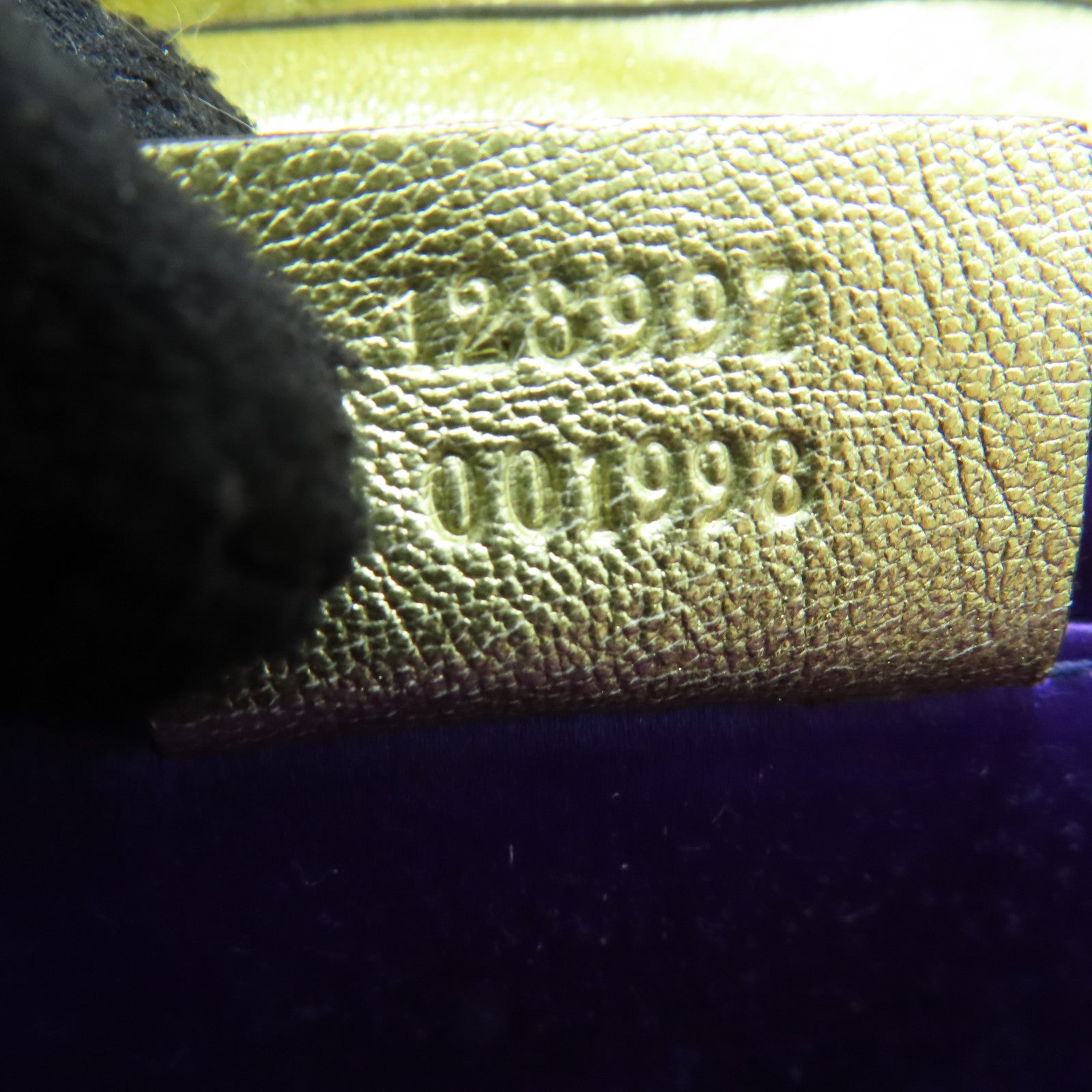 GUCCI 【激減優惠】蛇皮皮革Gucci x Tom Ford SS 2004金扣手挽袋金色