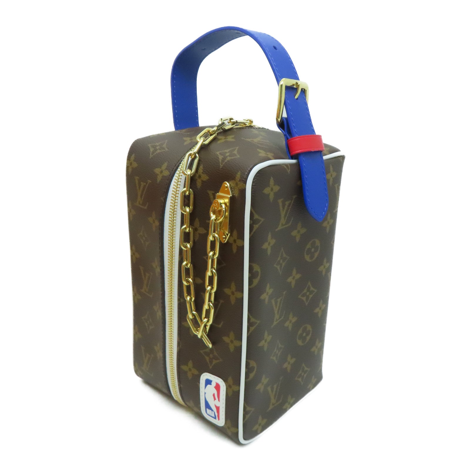 LOUIS VUITTON 【激减优惠】Monogram NBA×Cloakroom Dopp Kit手挽袋啡色