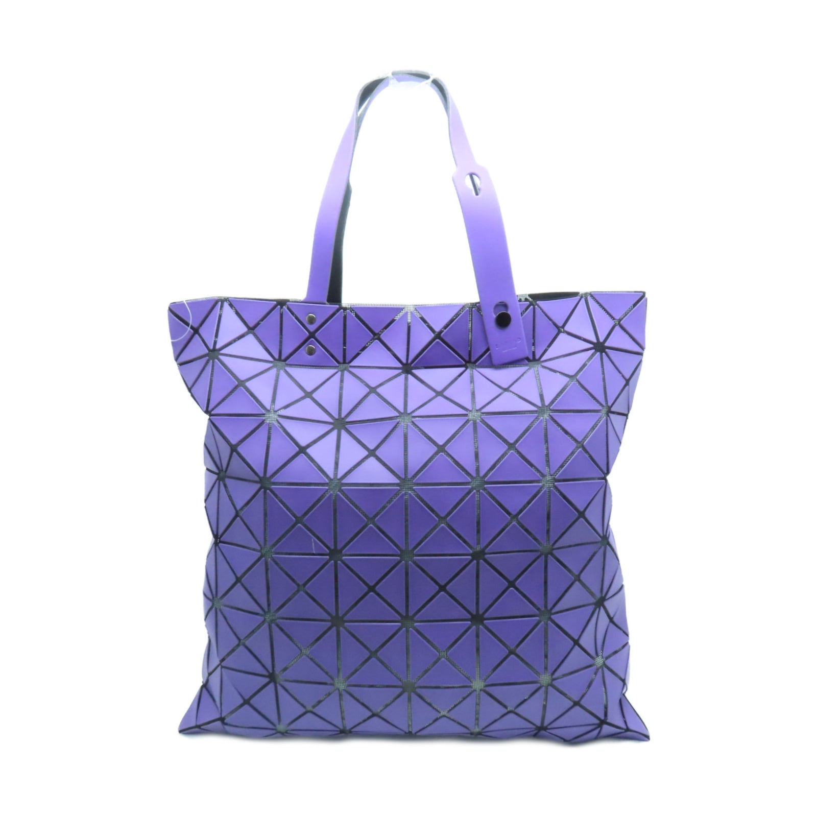 ISSEY MIYAKE PVC Tote Bag銀扣手挽袋紫色