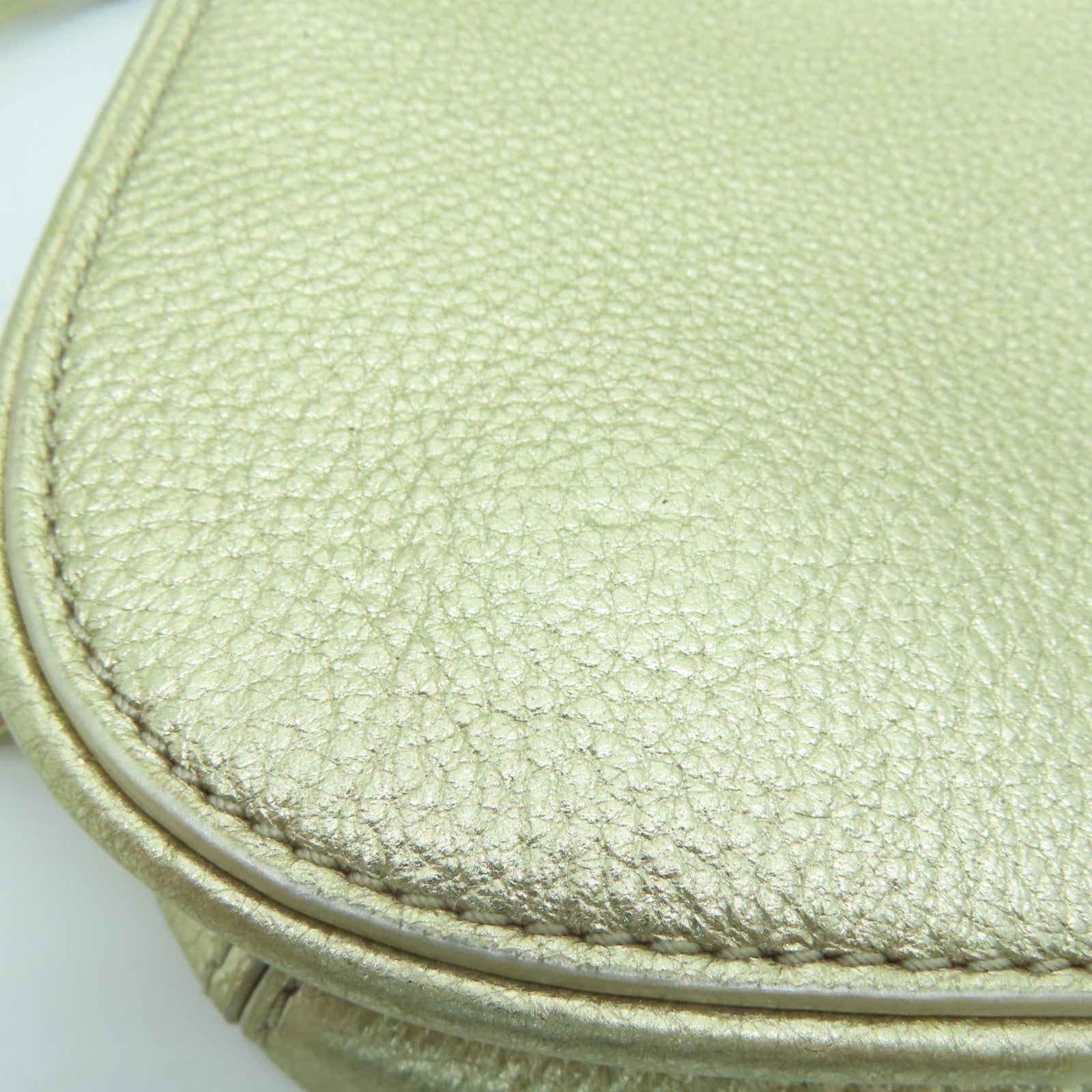 Tory Burch 牛皮皮革Shoulder Bag金扣肩背袋金色