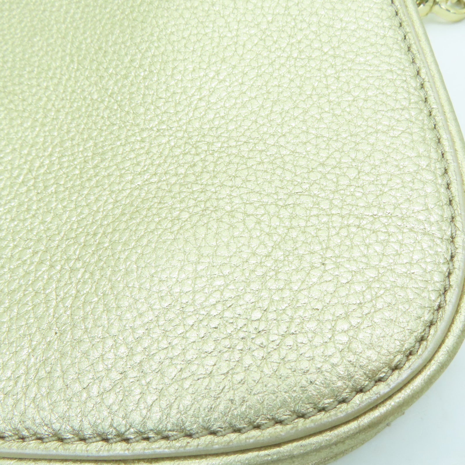 Tory Burch 牛皮皮革Shoulder Bag金扣肩背袋金色