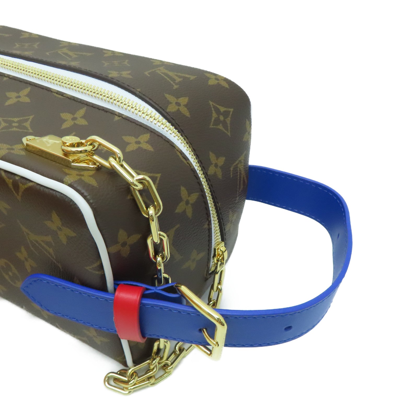LOUIS VUITTON 【激减优惠】Monogram NBA×Cloakroom Dopp Kit手挽袋啡色