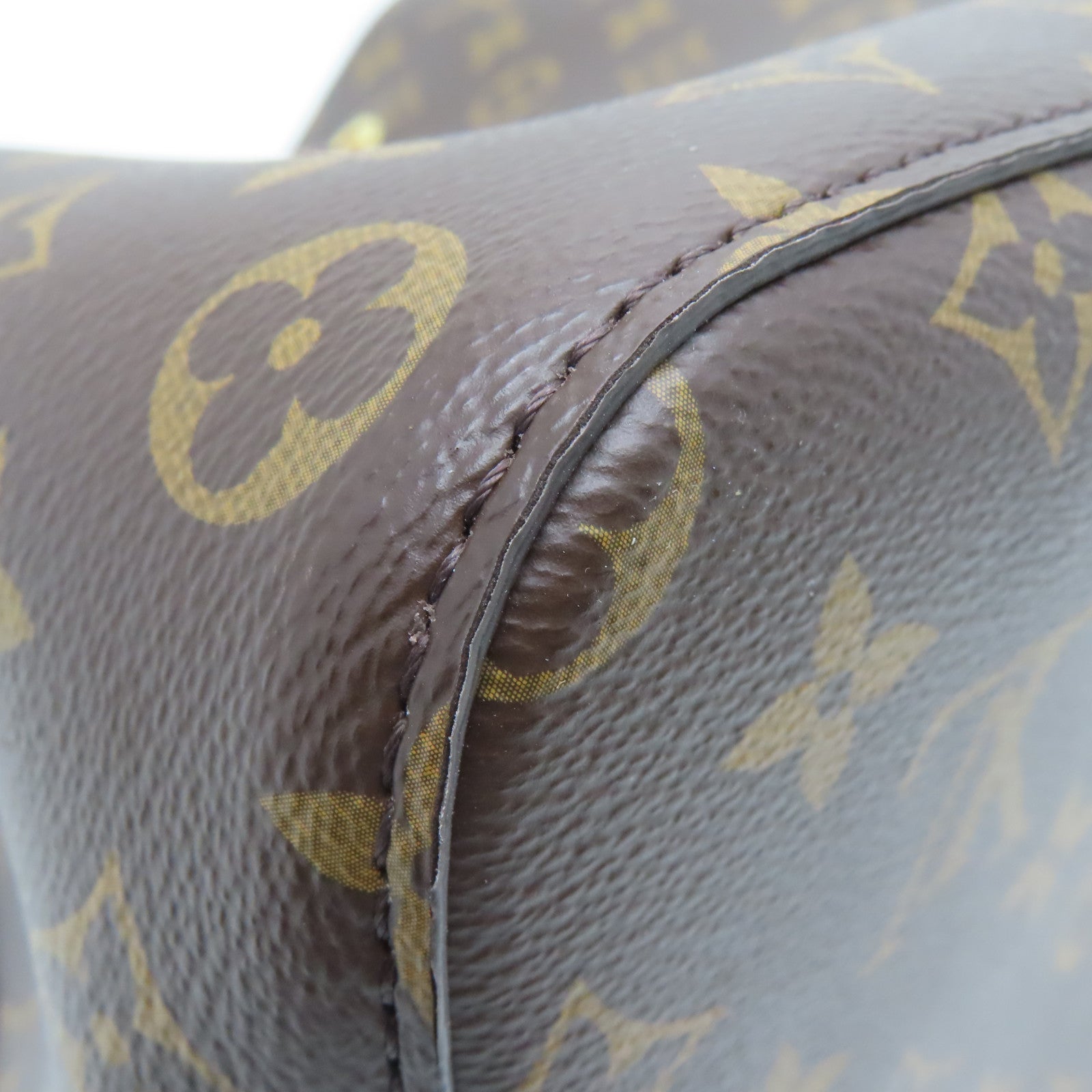 LOUIS VUITTON Monogram NeoNoe金扣肩背袋啡色/粉紅色