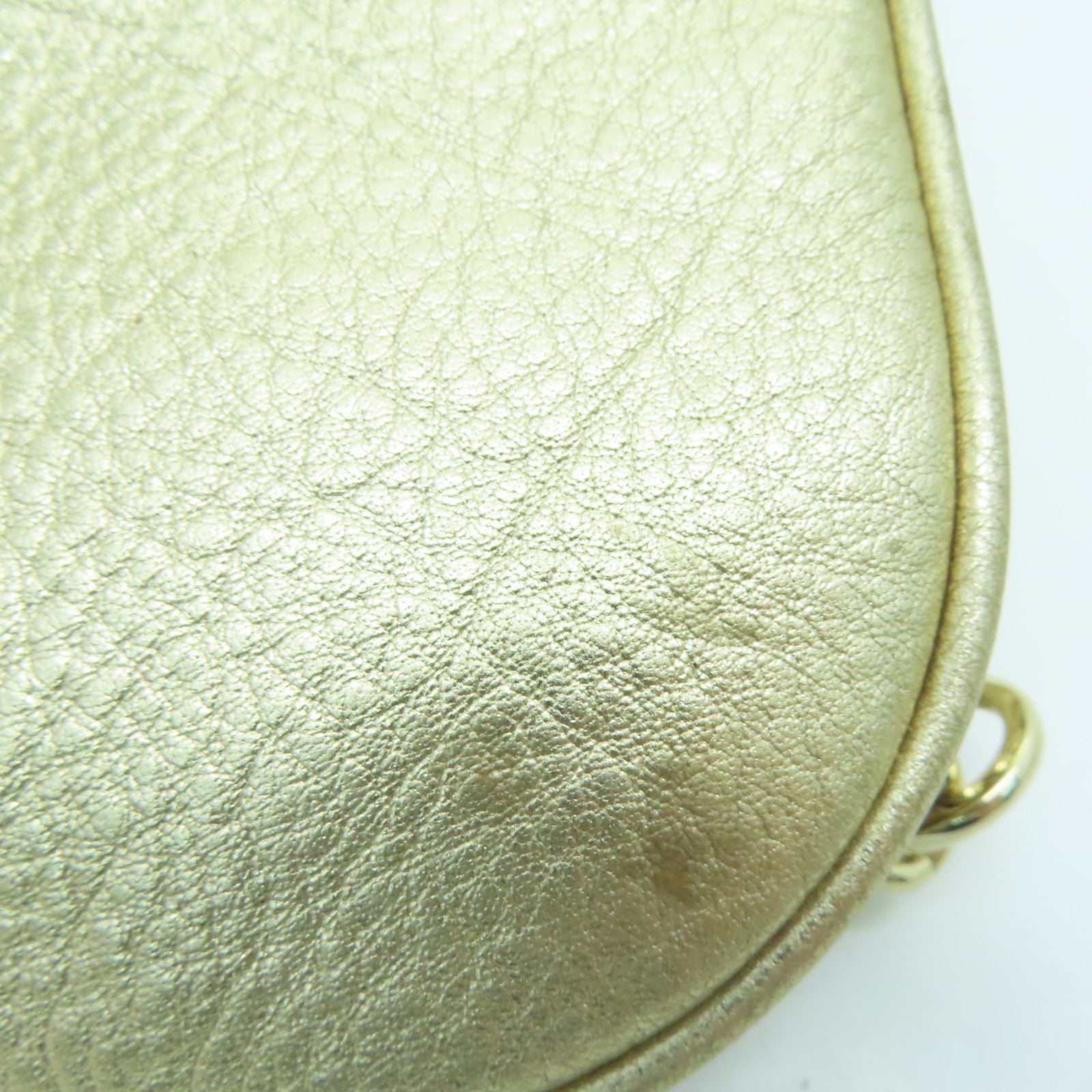 Tory Burch 牛皮皮革Shoulder Bag金扣肩背袋金色