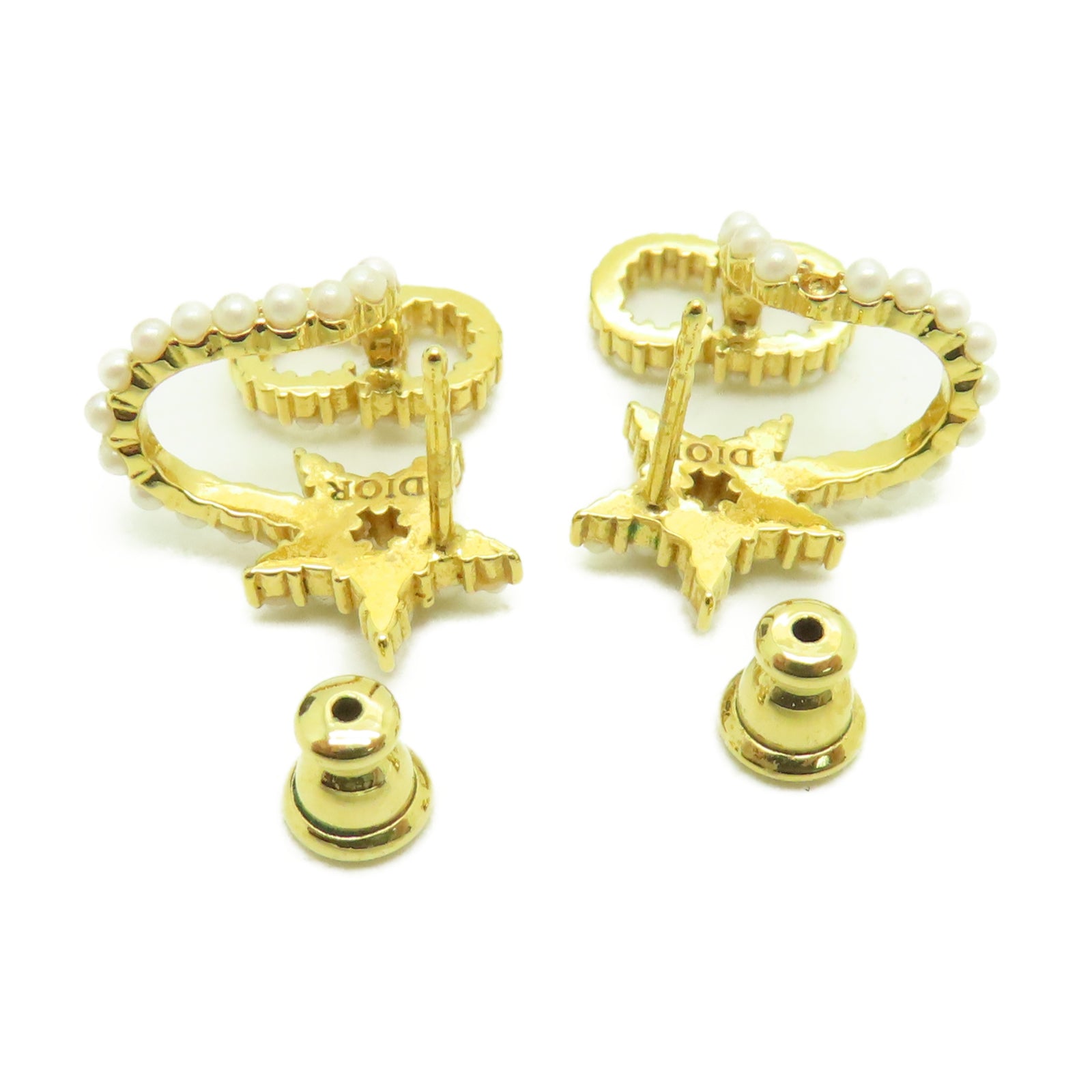 Dior 金屬Earrings耳環金色