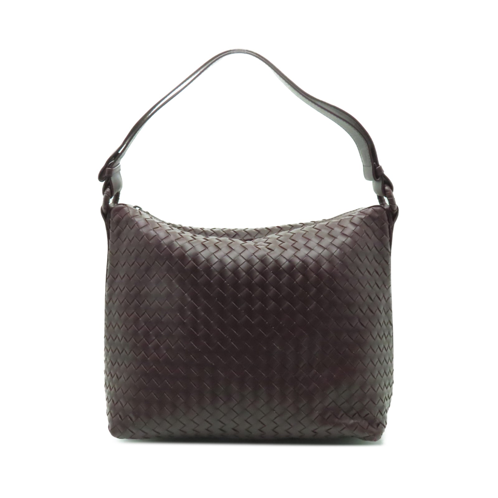 BOTTEGA VENETA 牛皮皮革Intrecciato Nappa肩背袋啡色