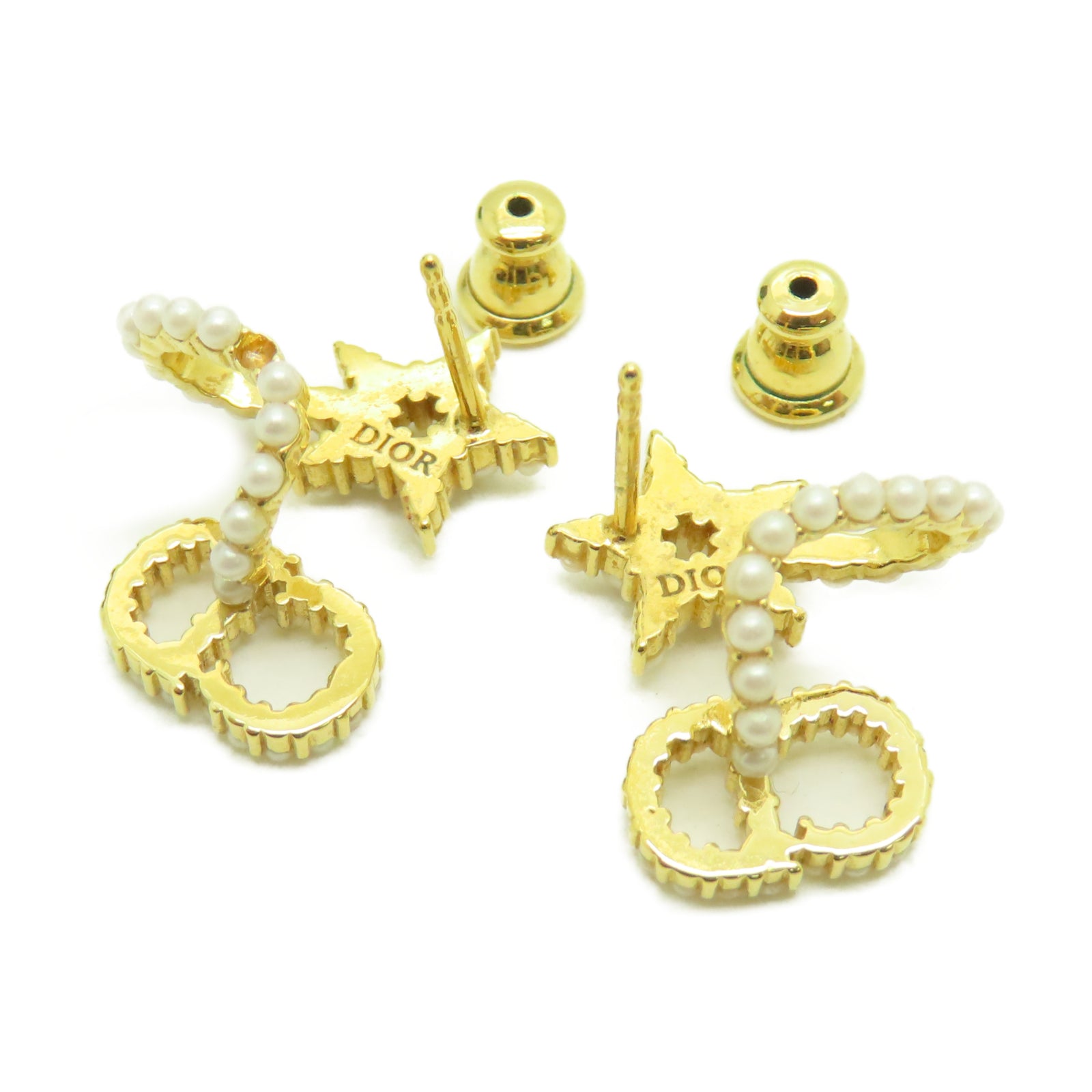 Dior 金屬Earrings耳環金色