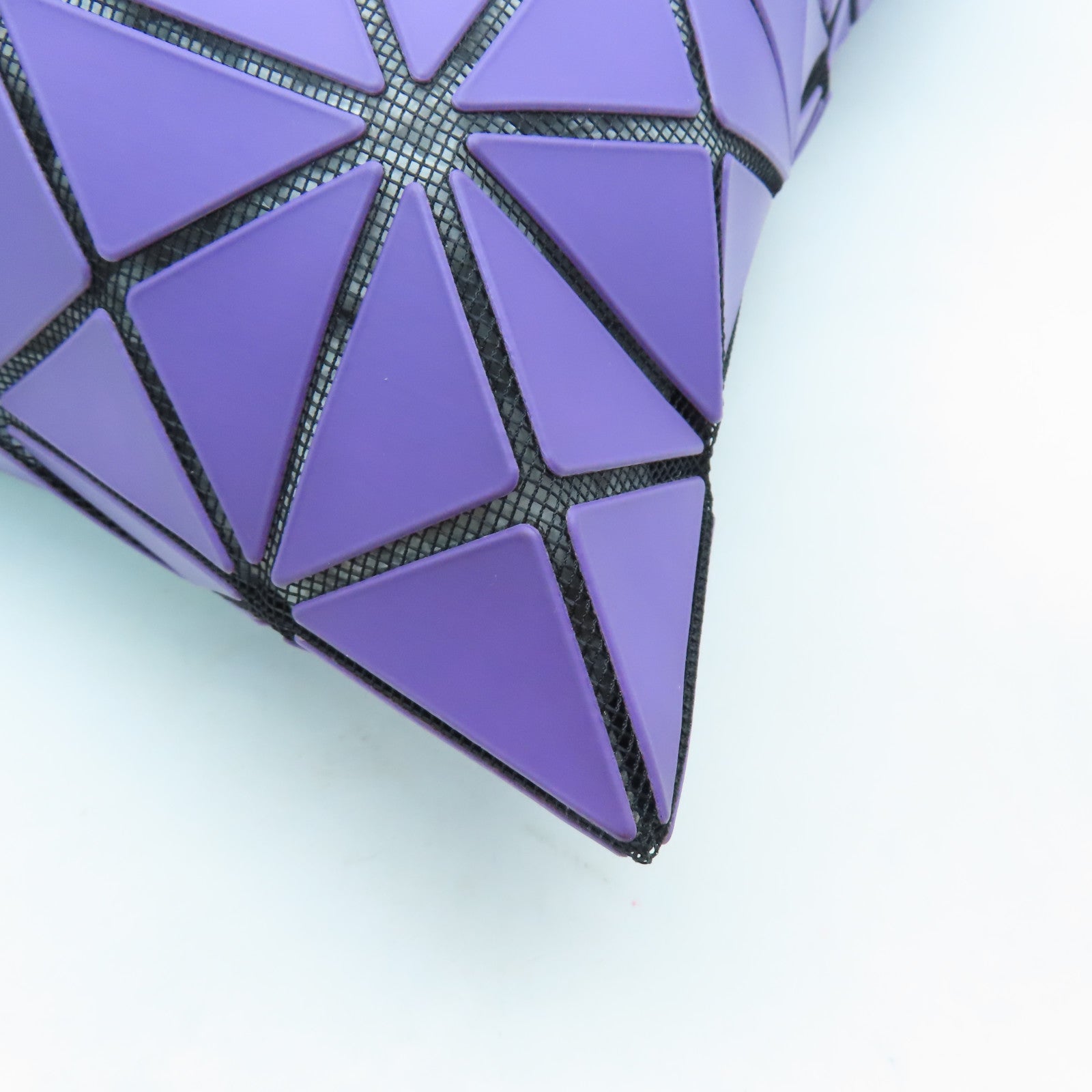 ISSEY MIYAKE PVC Tote Bag銀扣手挽袋紫色