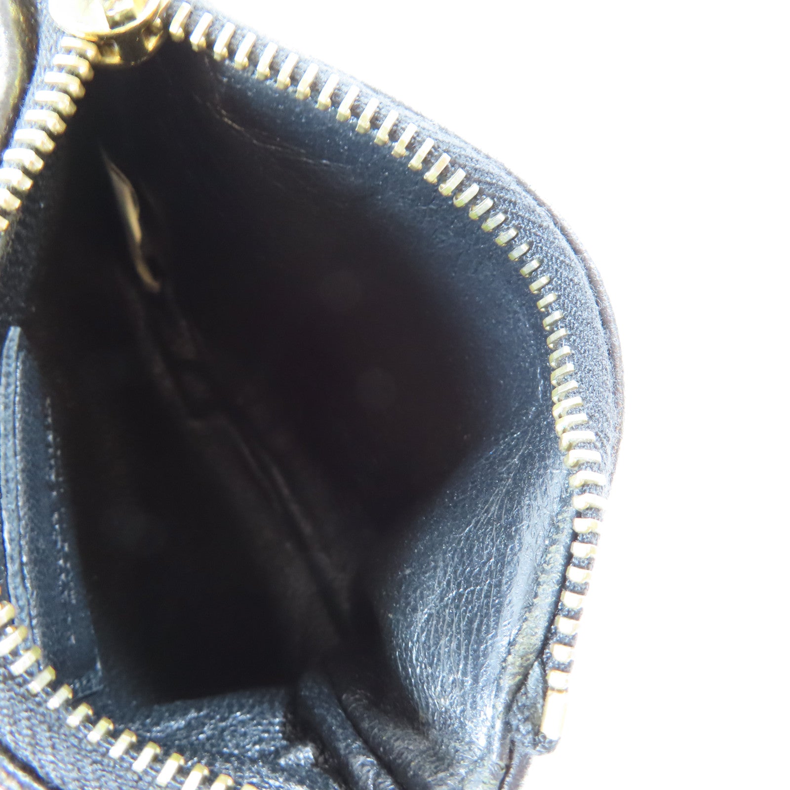 BOTTEGA VENETA 織紋牛皮皮革Coin Case金扣零錢包黑色