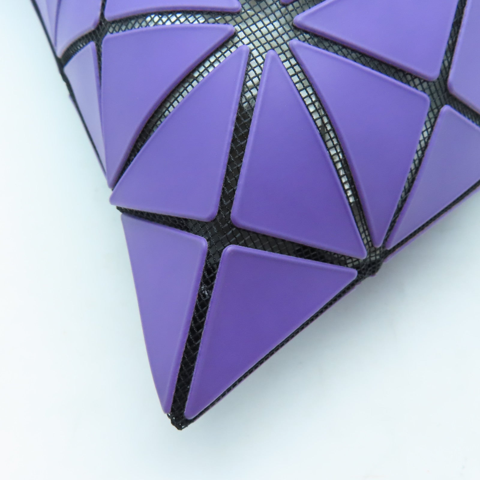 ISSEY MIYAKE PVC Tote Bag銀扣手挽袋紫色