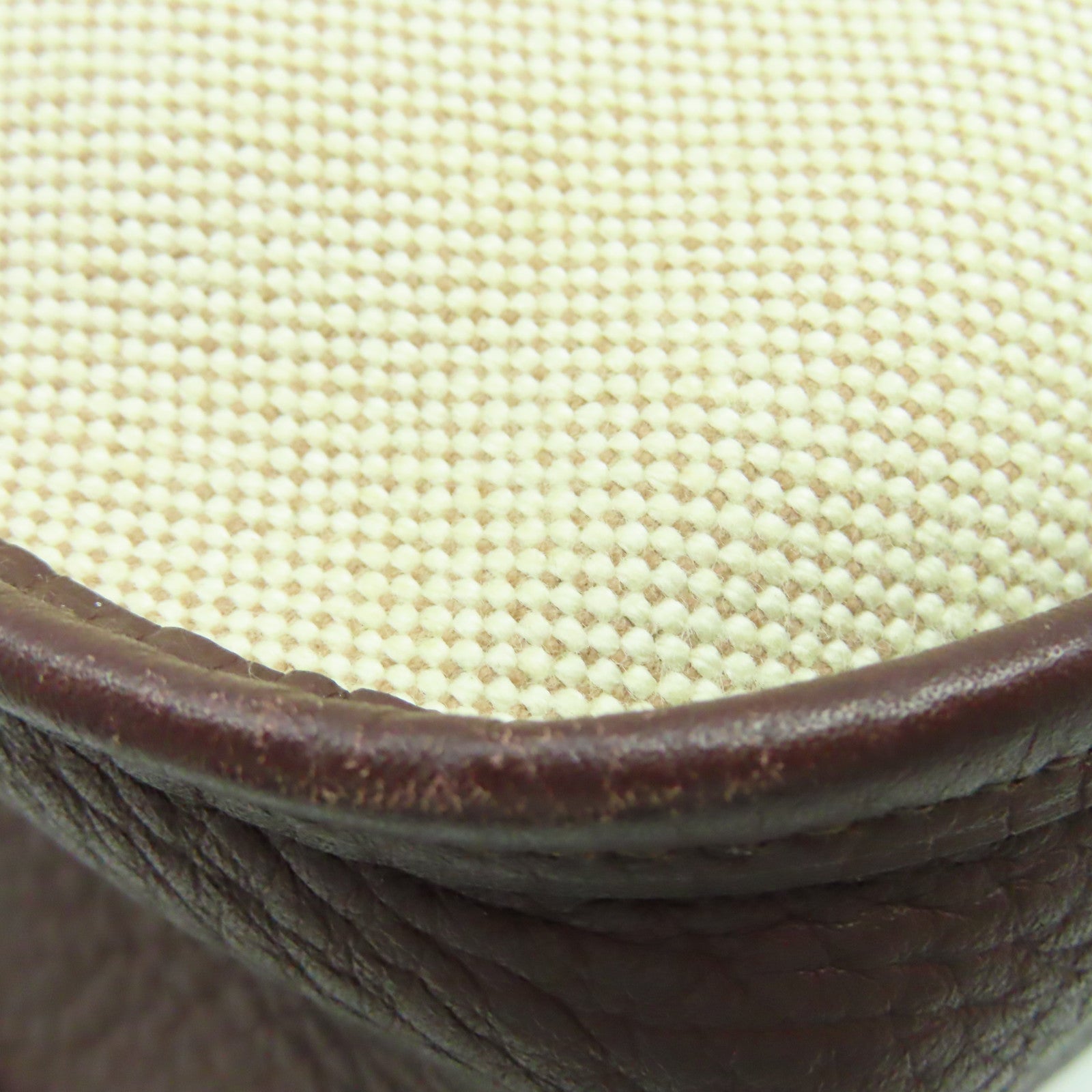 HERMES Toile H/Buffalo Vintage Evelyne GM金扣肩背袋啡色