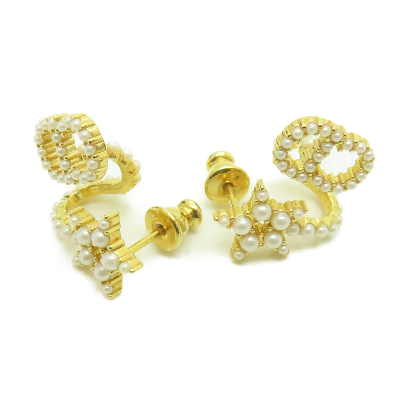 Dior 金屬Earrings耳環金色